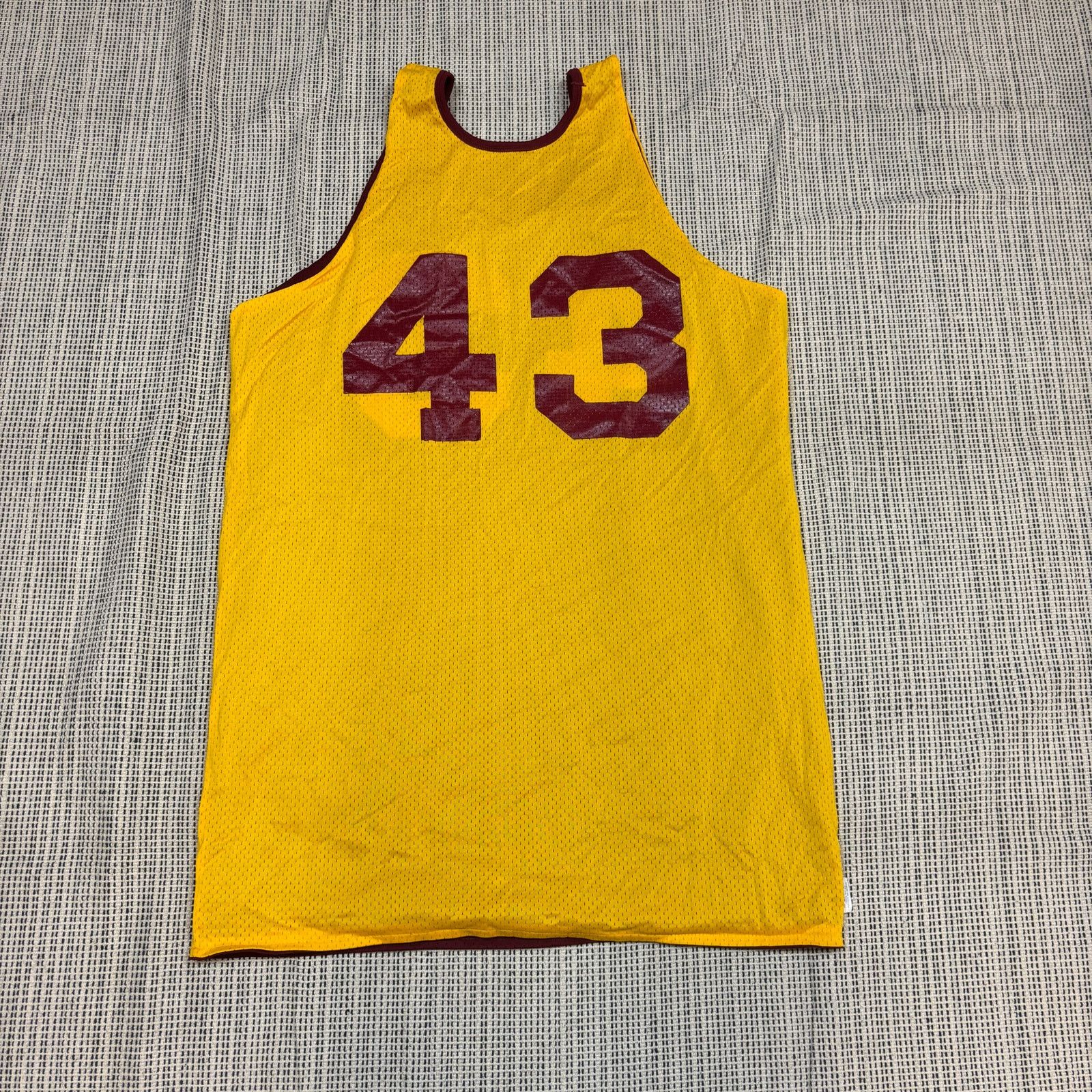 Champion × Vintage Vintage 70s Champion USC Basketball #43 Reversible Jersey XL Size US XL / EU 56 / 4 - 5 Thumbnail