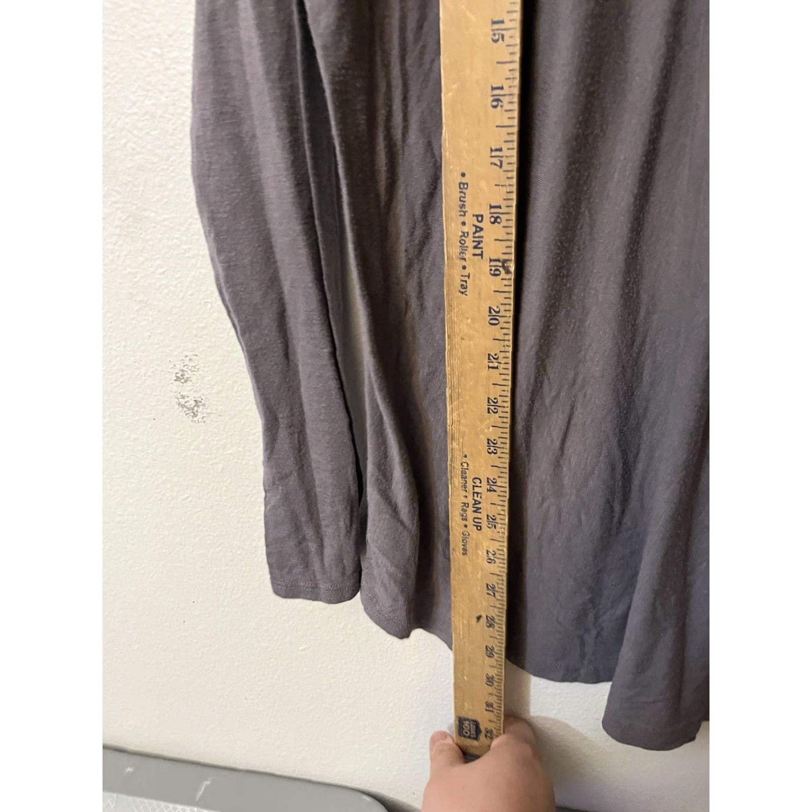 Athleta Athleta Gray T-Shirt Top Size Medium Long Sleeve Activewear Casual Regular Womens Size M / US 6-8 / IT 42-44 - 4 Thumbnail