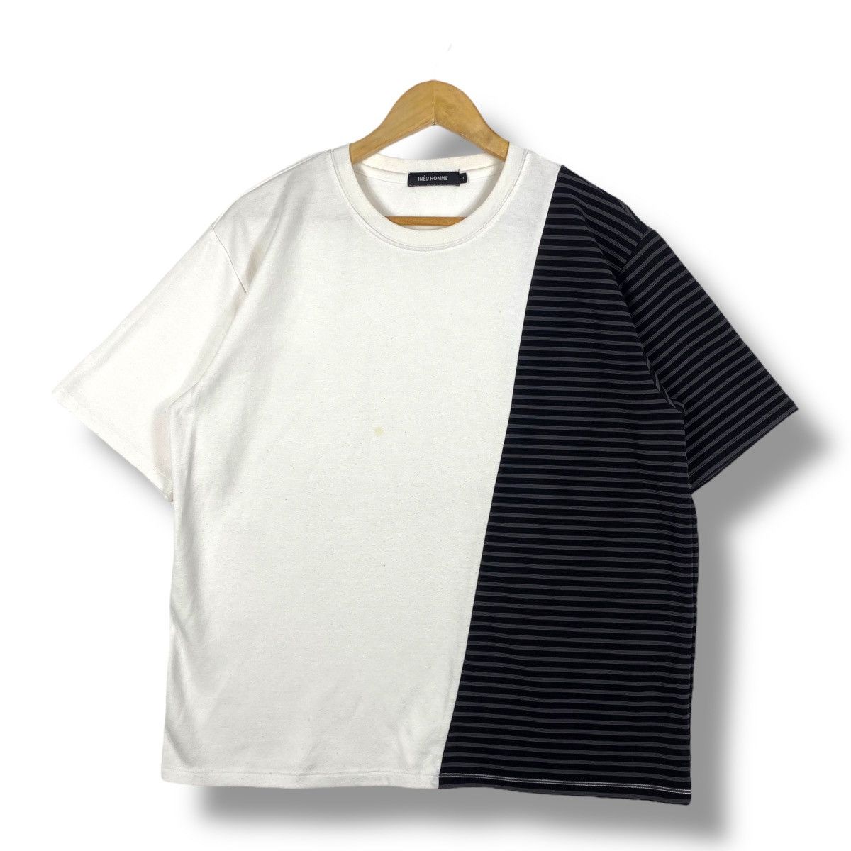 Yohji Yamamoto INED HOMME Decontructive Design Tee Shirt Large Size Size L / US 10 / IT 46 - 1 Thumbnail
