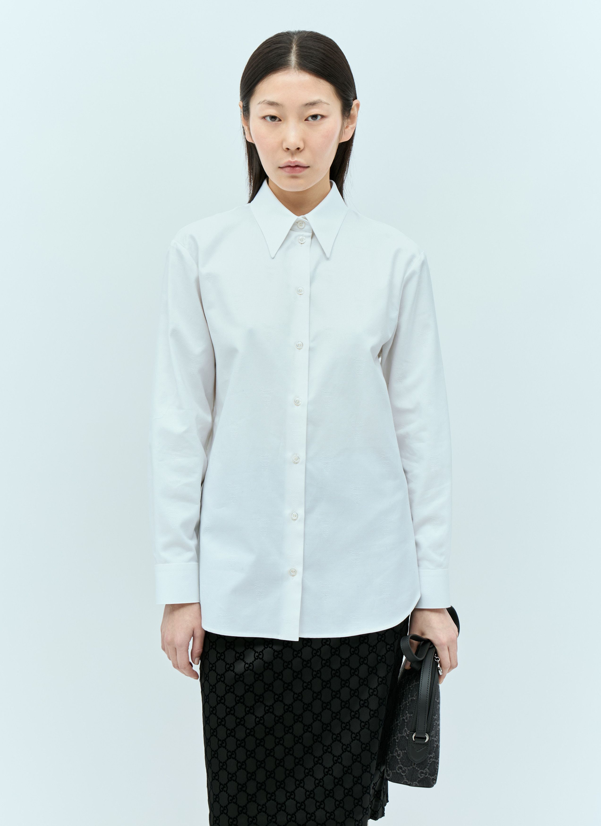 Gucci Embroidered Classic Shirt Size S / US 4 / IT 40 - 1 Thumbnail