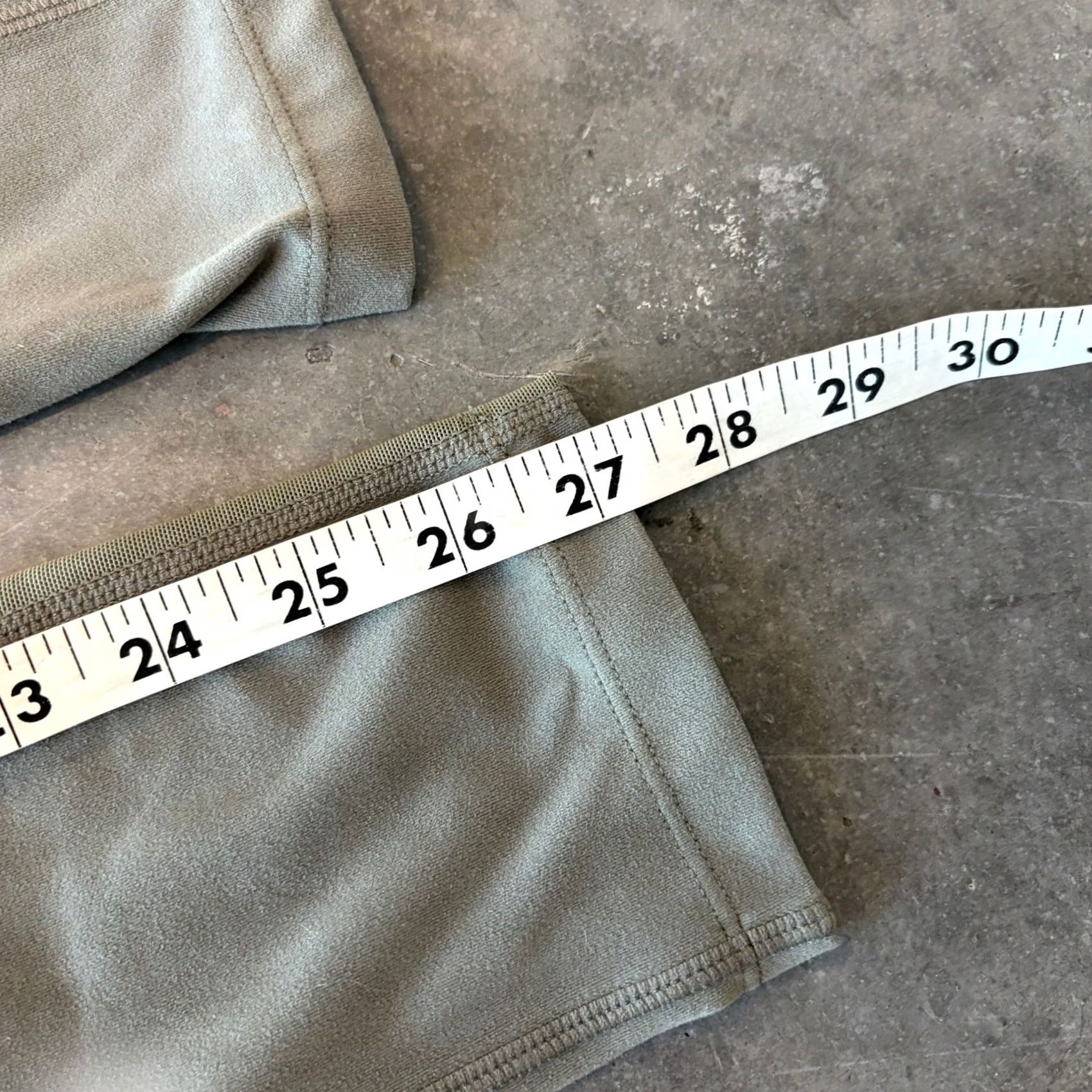 Gymshark VINTAGE Gymshark Legging Women XS Olive Green Full Length Athletic Workout Ankle Style, Regular, Green, Women's XS Size 26" / US 2 / IT 38 - 6 Thumbnail