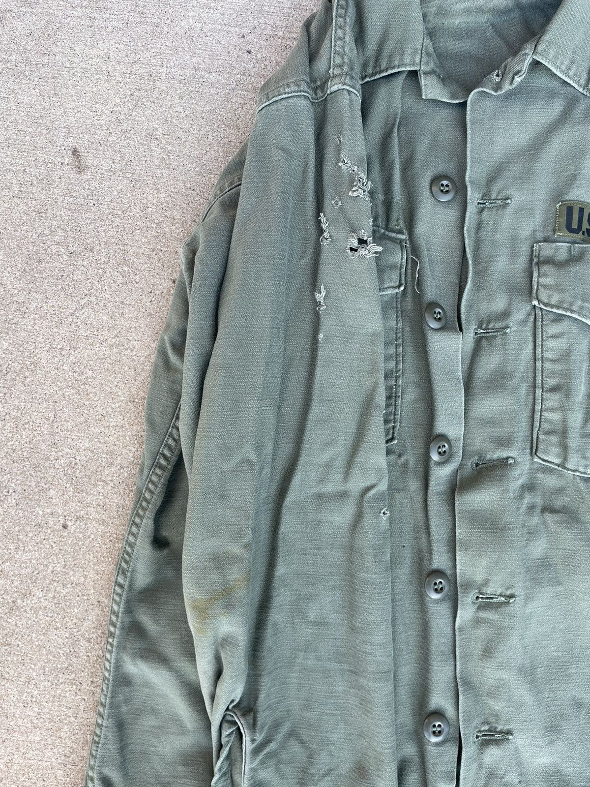 Vintage US Army Military OG-107 Utility Fatigue Shirt Size US M / EU 48-50 / 2 - 5 Thumbnail