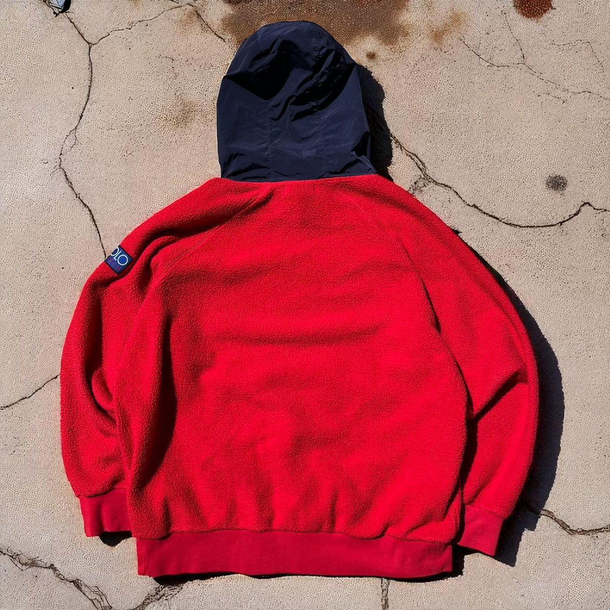 Polo Ralph Lauren Vintage Polo Hi Tech Fleece Balaclava Hoodie Size US XL / EU 56 / 4 - 6 Thumbnail