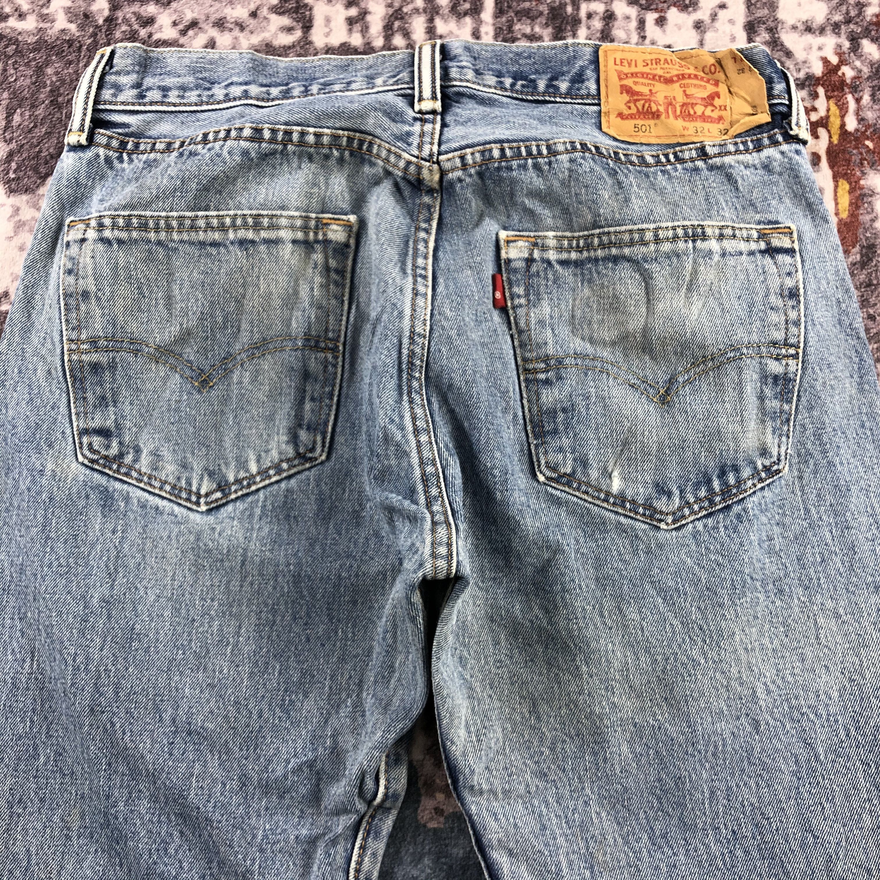 Levi's × Vintage Vintage Blue Wash Levis 501 Jeans-JM2989 Size US 32 / EU 48 - 5 Thumbnail