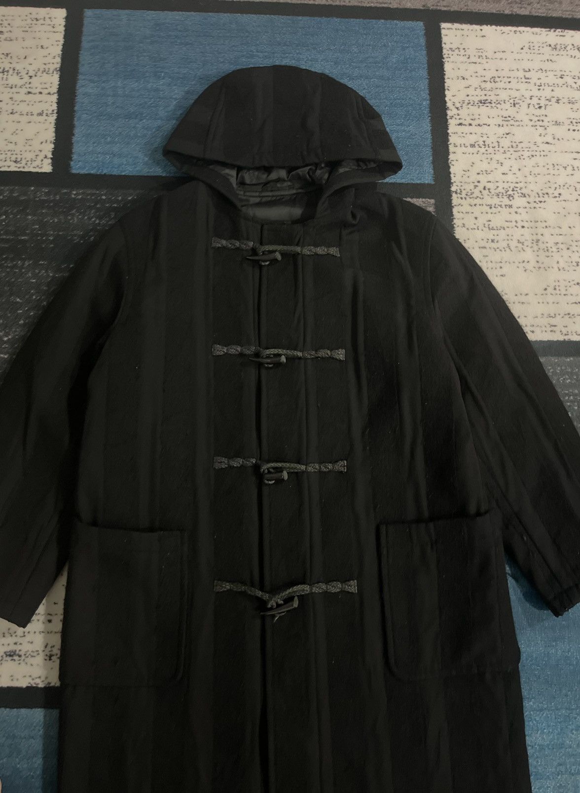 Yohji Yamamoto Vintage A.A.R Yohji Yamamoto Durban Hoodie Duffle Jacket Size US XL / EU 56 / 4 - 6 Thumbnail