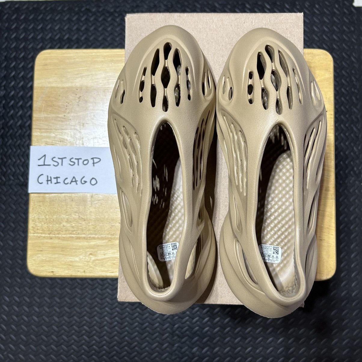 Adidas × Designer adidas Yeezy Foam Runner Ochre GW3354 Men’s Size 11 NEW Size US 11 / EU 44 - 4 Thumbnail