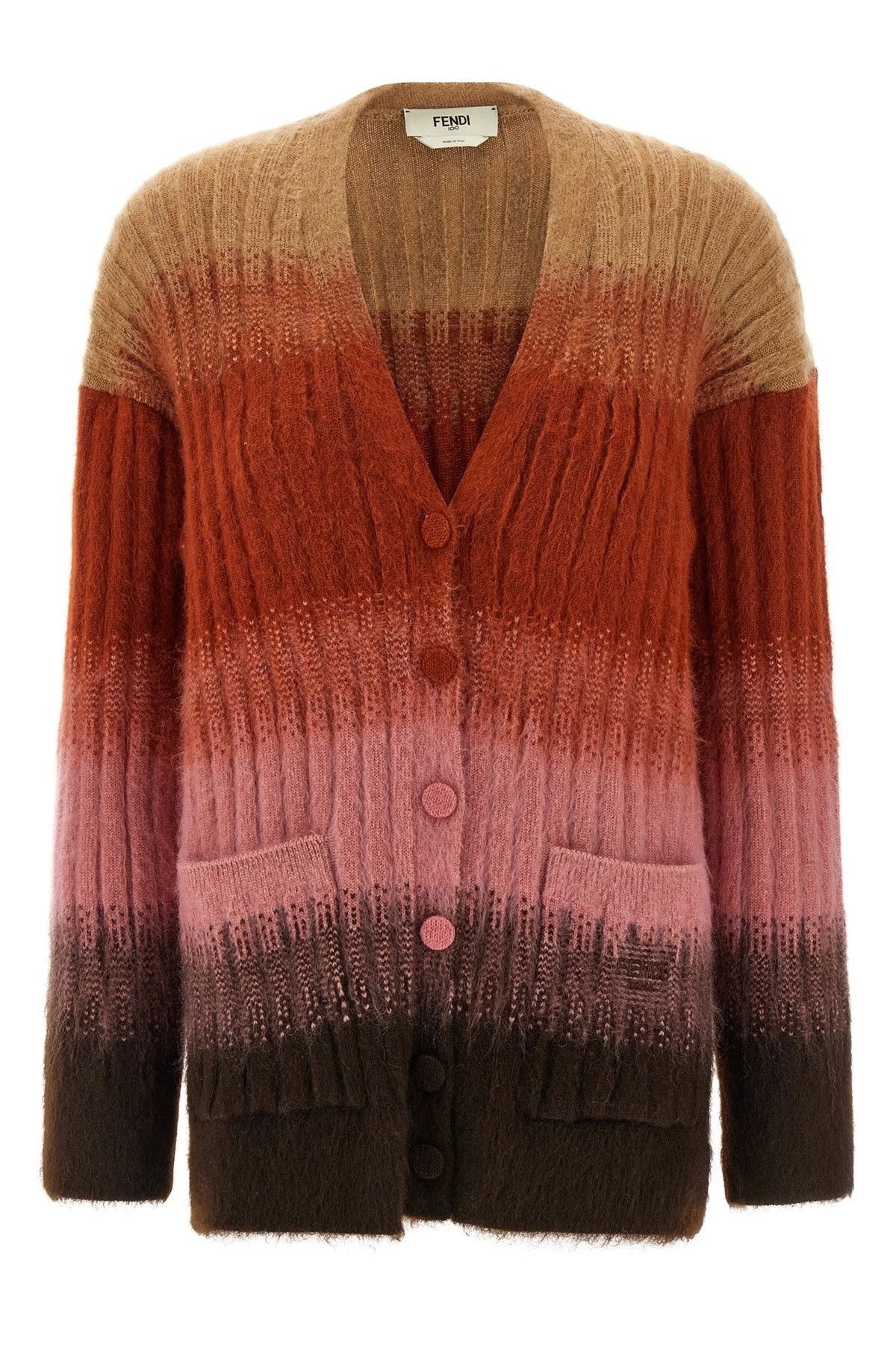 Fendi Fendi Mohair Wool Cardigan tag size 42 Women - USA Duties Paid Size M / US 6-8 / IT 42-44 - 1 Thumbnail