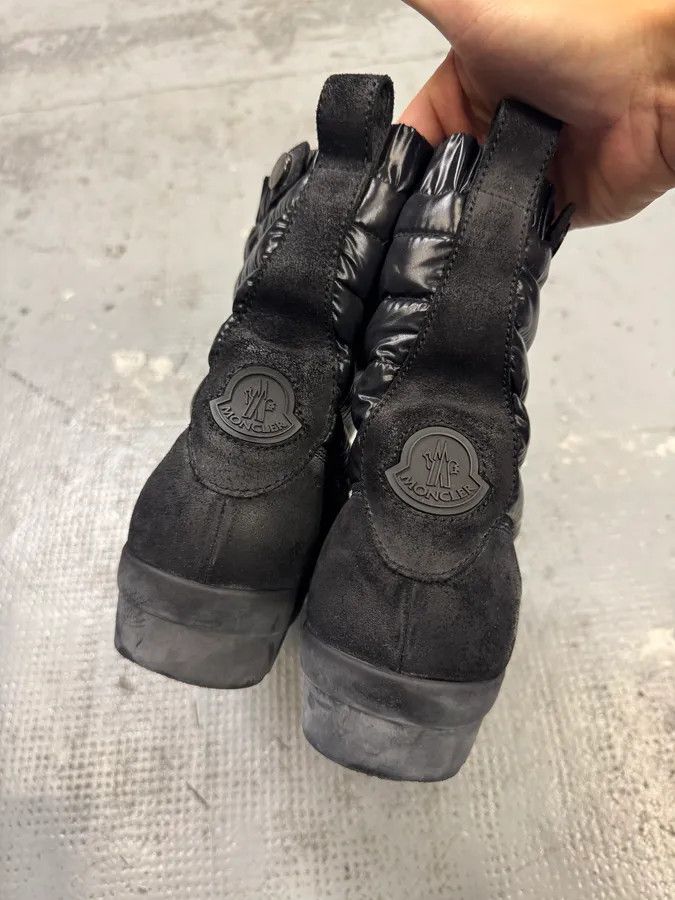 Moncler 2000s Moncler Puffer Black Leather Boots Size US 9 / EU 42 - 5 Thumbnail