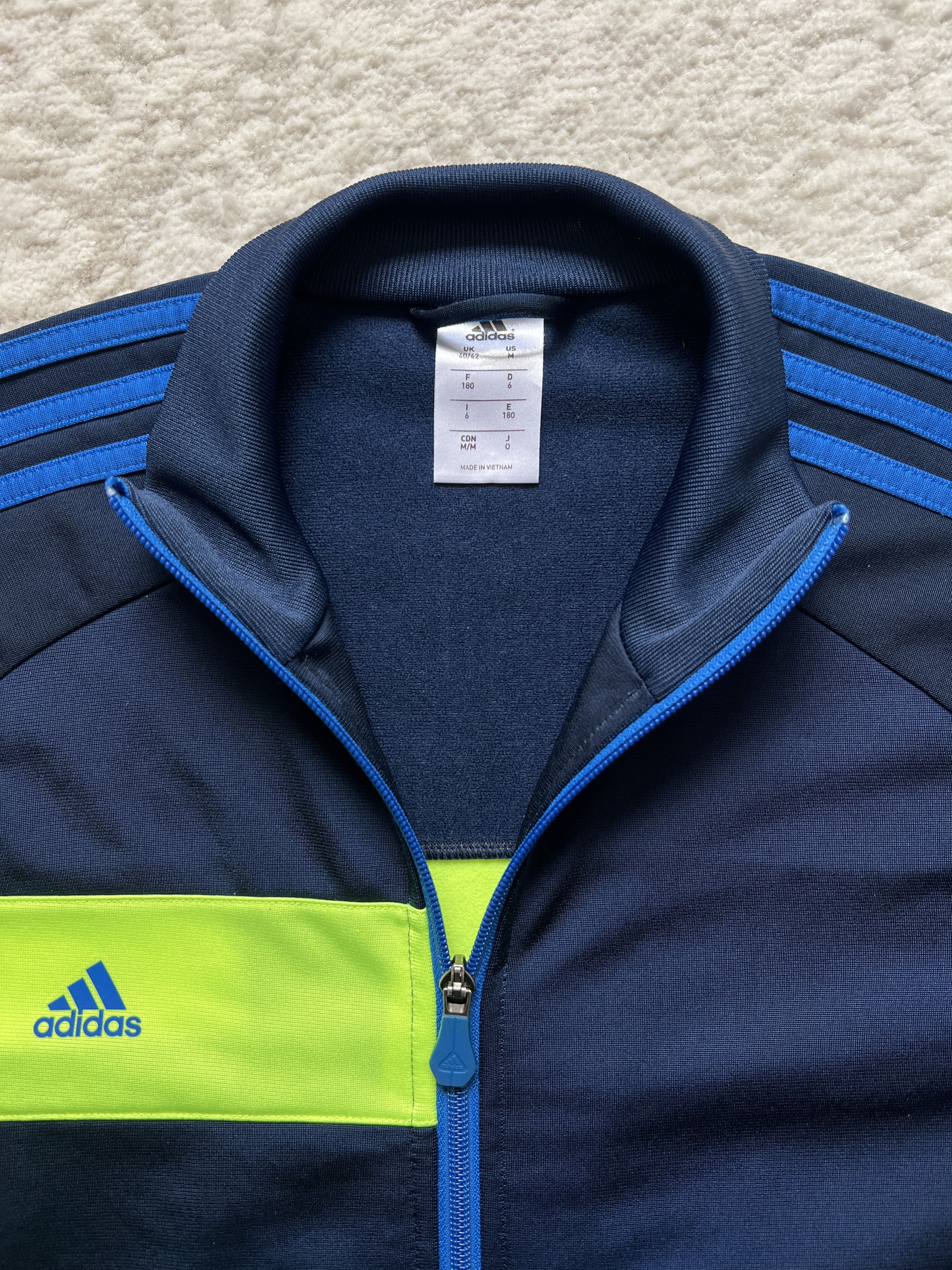 Adidas Adidas Nitrocharge Track Jacket Navy/Neon Size US M / EU 48-50 / 2 - 10 Thumbnail
