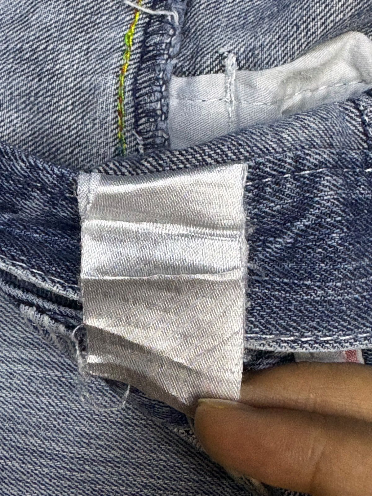 Japanese Brand Vintage Japanese Jack Serika Double Waist Print Loose Jeans Size US 34 / EU 50 - 11 Thumbnail