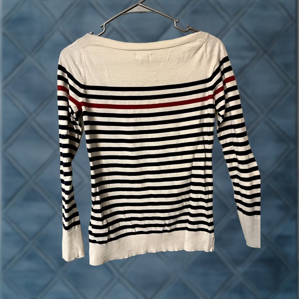 Nautica Nautica striped top white boat sleeve Long Womens Small size Size S / US 4 / IT 40 - 1 Thumbnail