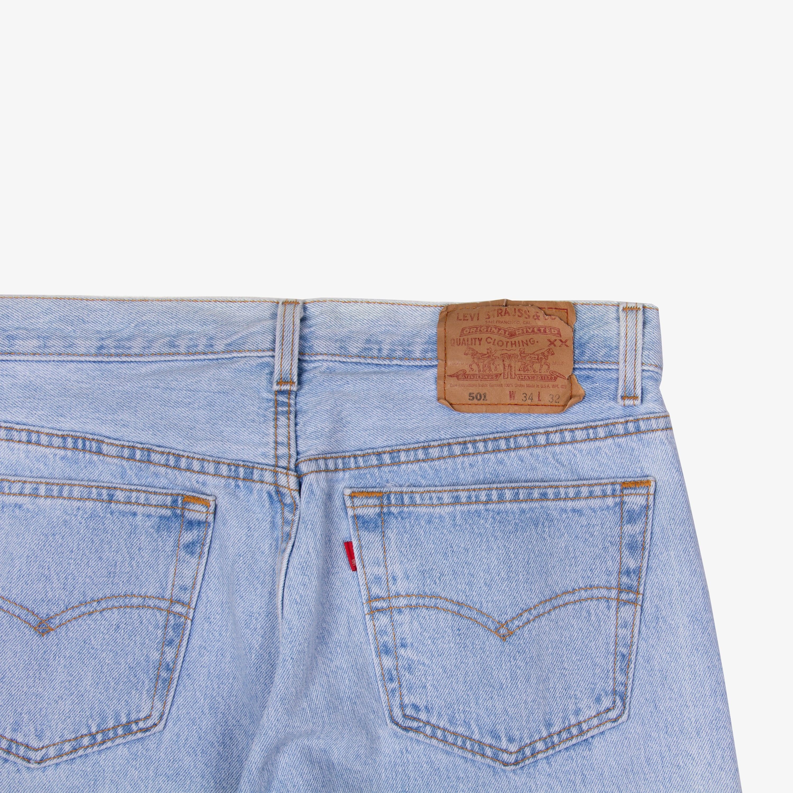 Levi's LEVIS LIGHT BLUE WASH 501 Size US 34 / EU 50 - 4 Thumbnail