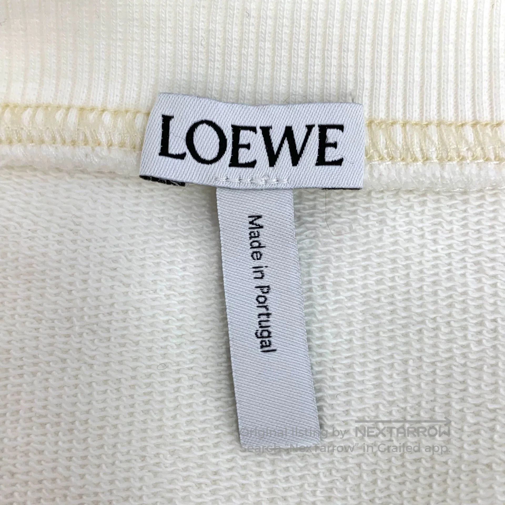 Loewe Loewe Logo Print Cotton Sweatshirt. Size US M / EU 48-50 / 2 - 5 Thumbnail