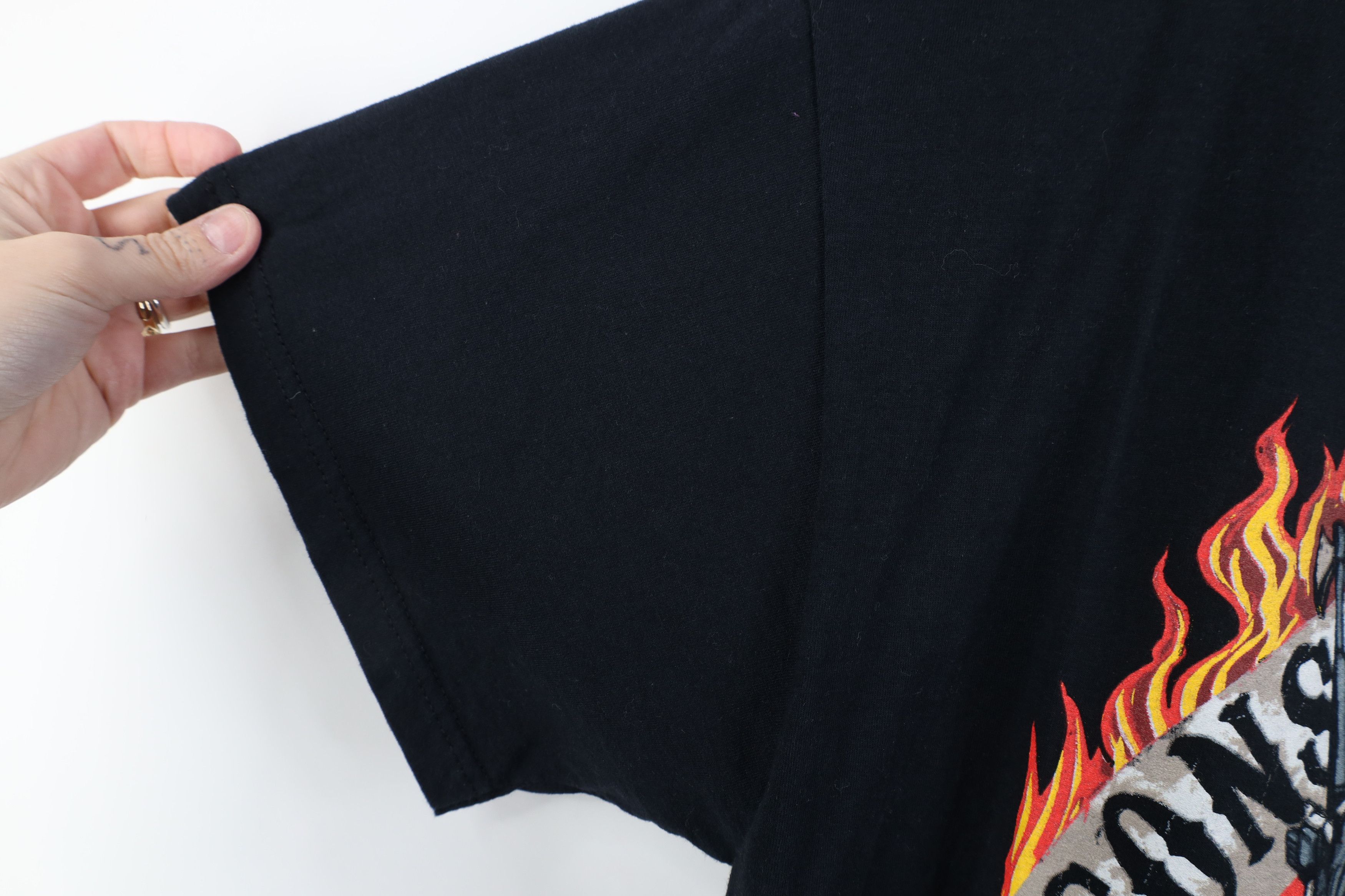 Vintage Y2K Sons of Anarchy Fire Flames Fear the Reaper T-Shirt Size US XL / EU 56 / 4 - 9 Thumbnail