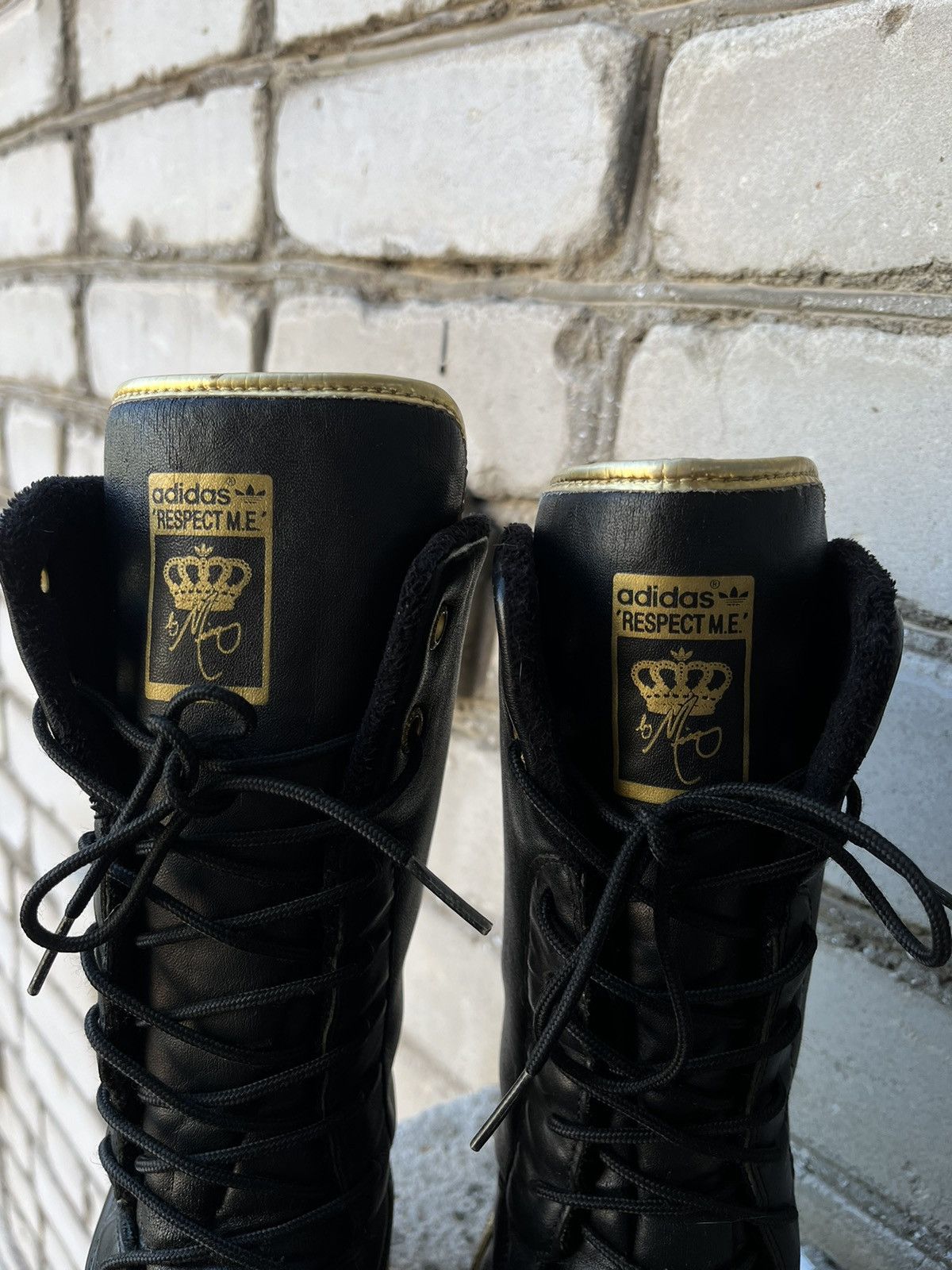 Vintage High Leather Boots Rare Adidas Respect M.E. Missy Elliot Size US 10 / EU 43 - 6 Thumbnail