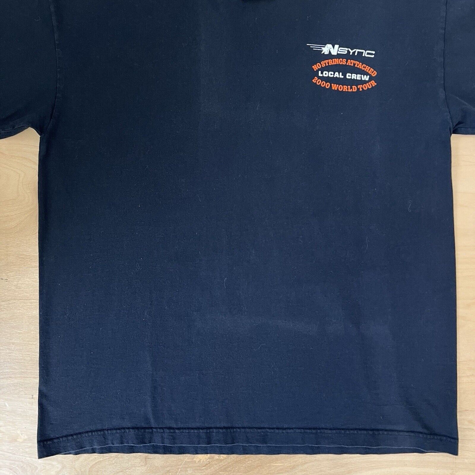 Vintage Vintage Nsync Local Crew Shirt XL Black No Strings Attached Size US XL / EU 56 / 4 - 4 Thumbnail