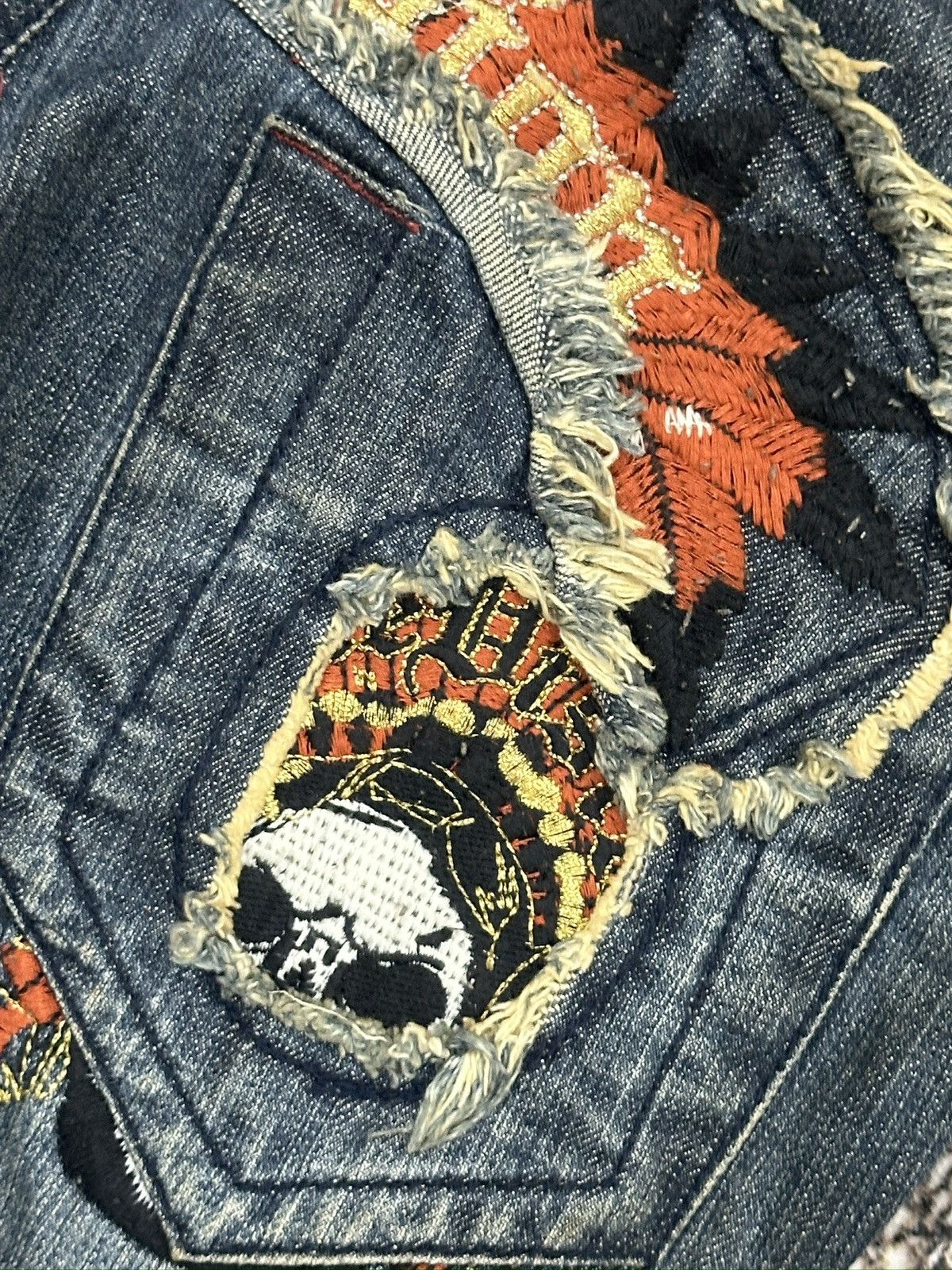 If Six Was Nine × In The Attic Embroidered Logo’s By In The Attic Jeans Size US 34 / EU 50 - 8 Thumbnail