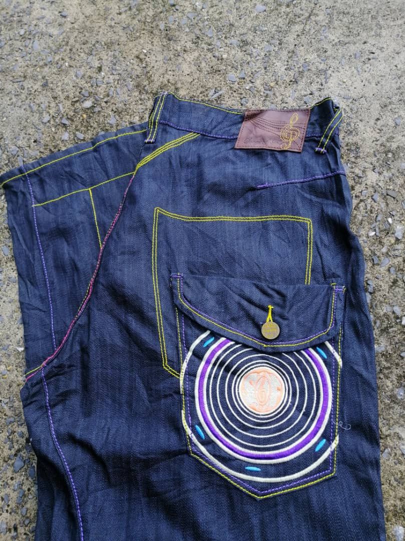 Other Songs Of Freedom Nice Design Denim Jeans Size US 36 / EU 52 - 9 Thumbnail