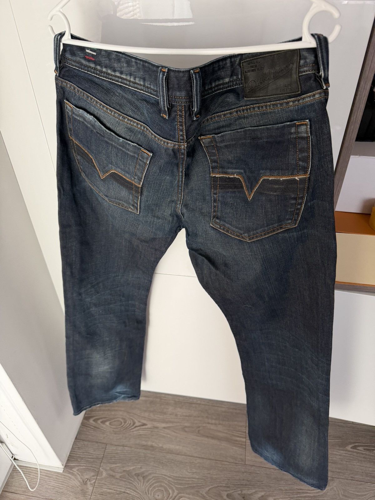 Diesel ‼️Vintage Diesel IND Ladder Baggy Black Denim Jeans‼️ Size US 33 - 8 Thumbnail