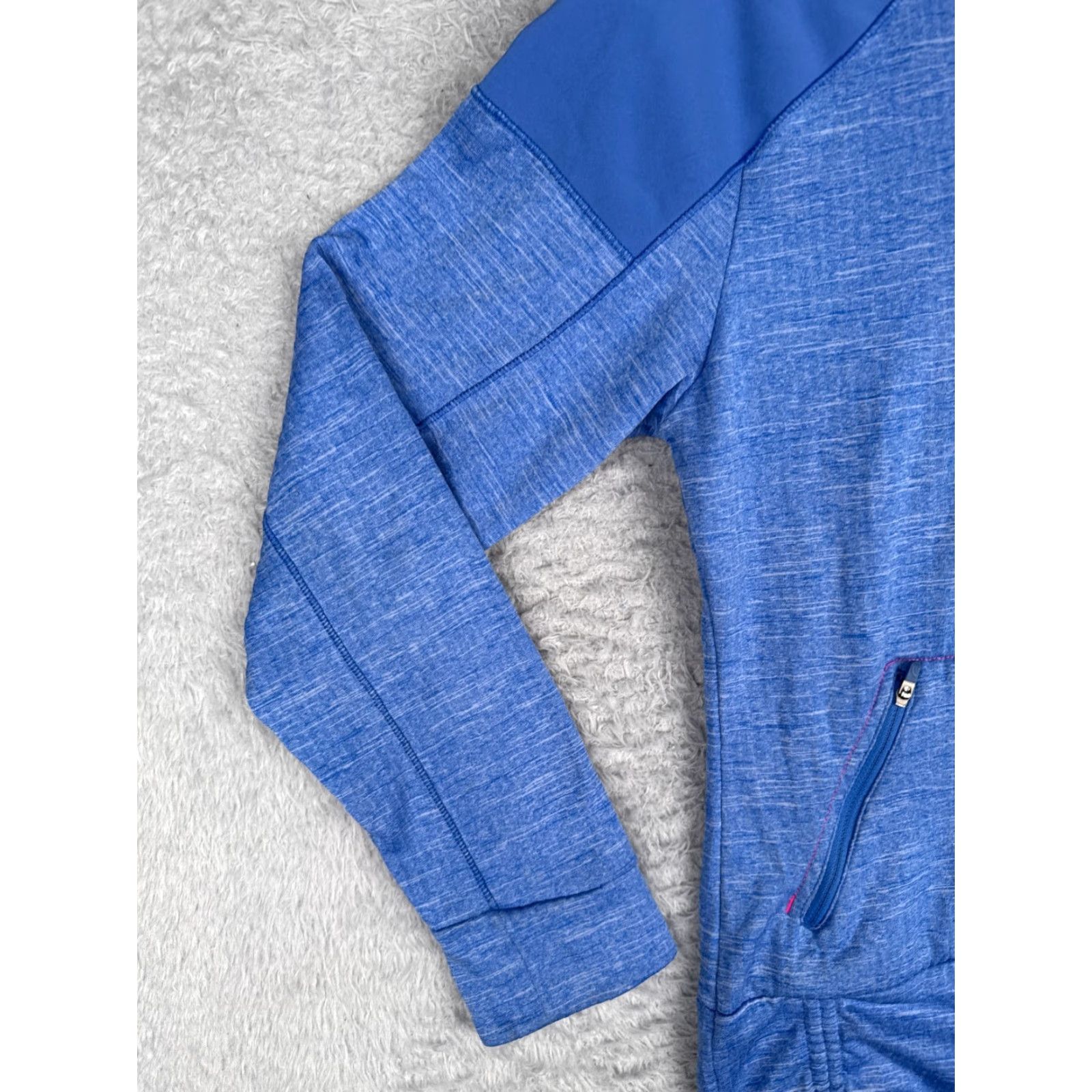 The North Face The North Face Hoodie Womens Small Blue Pullover Hooded Pockets 100% Polyester Size S / US 4 / IT 40 - 3 Thumbnail