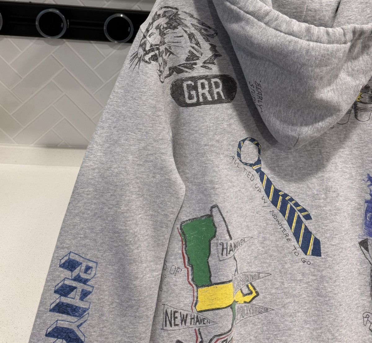 Polo Ralph Lauren Polo Ralph Lauren P Patch 1967 All Over Print Hoodie Size US M / EU 48-50 / 2 - 10 Thumbnail