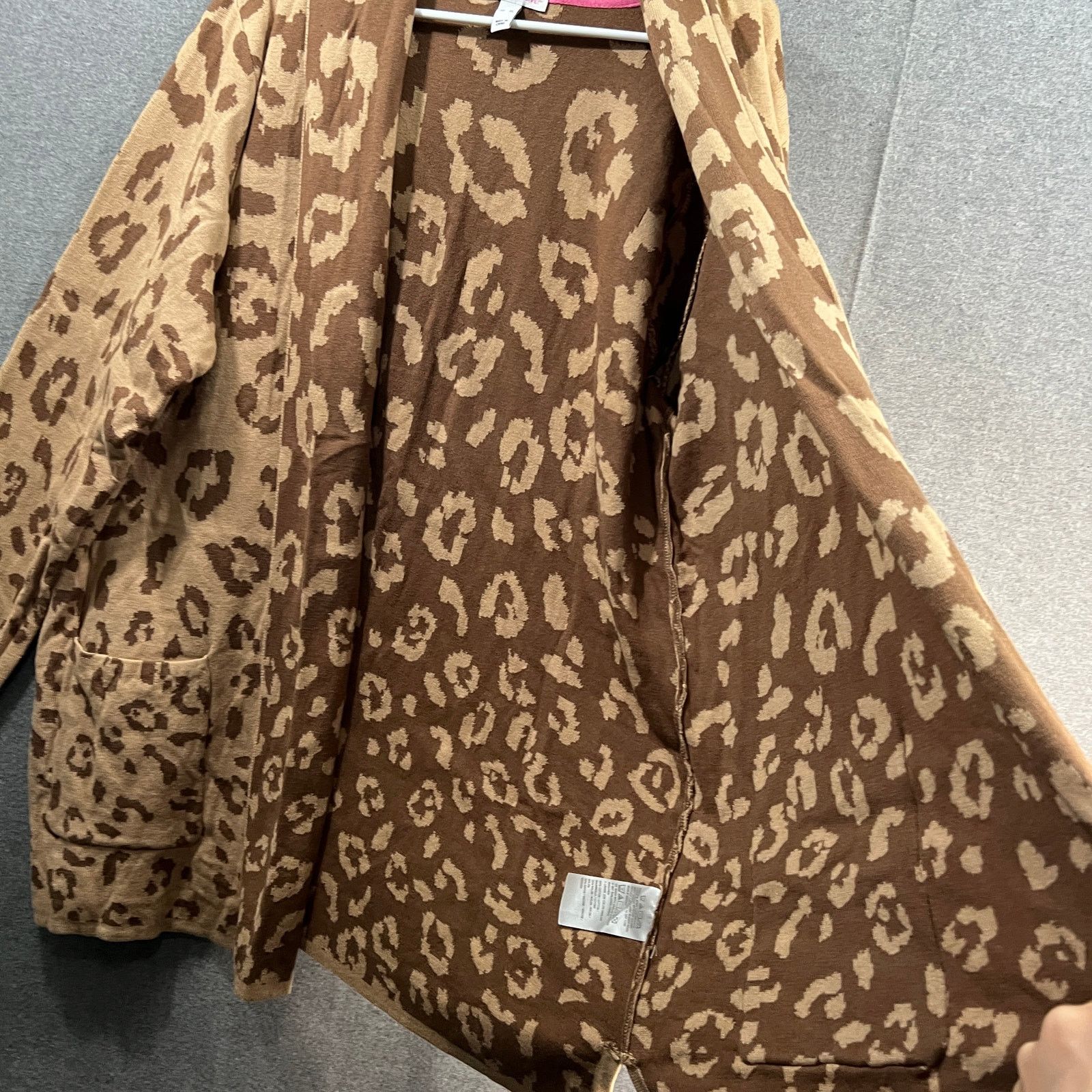 Isaac Mizrahi Isaac Mizrahi Live! Jacquard Shawl Collar Sweater Cardigan Size XL / US 12-14 / IT 48-50 - 9 Thumbnail
