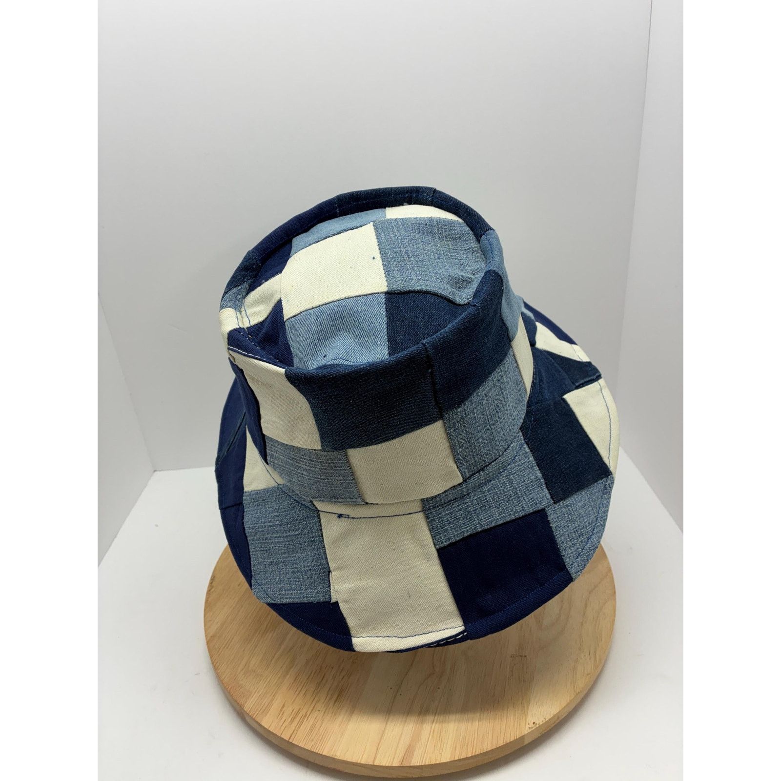 Other Upcycled Denim Patchwork Bucket Hat | Can't Top That Hat Co. Size ONE SIZE - 6 Thumbnail