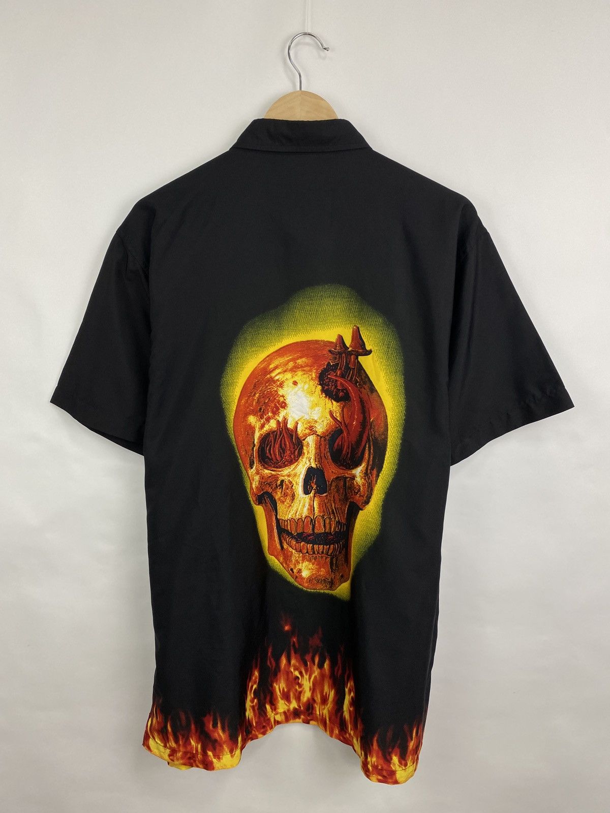 If Six Was Nine 🔥🕸💀 Vintage Skull Death Devil 666 shirt Size US M / EU 48-50 / 2 - 6 Thumbnail