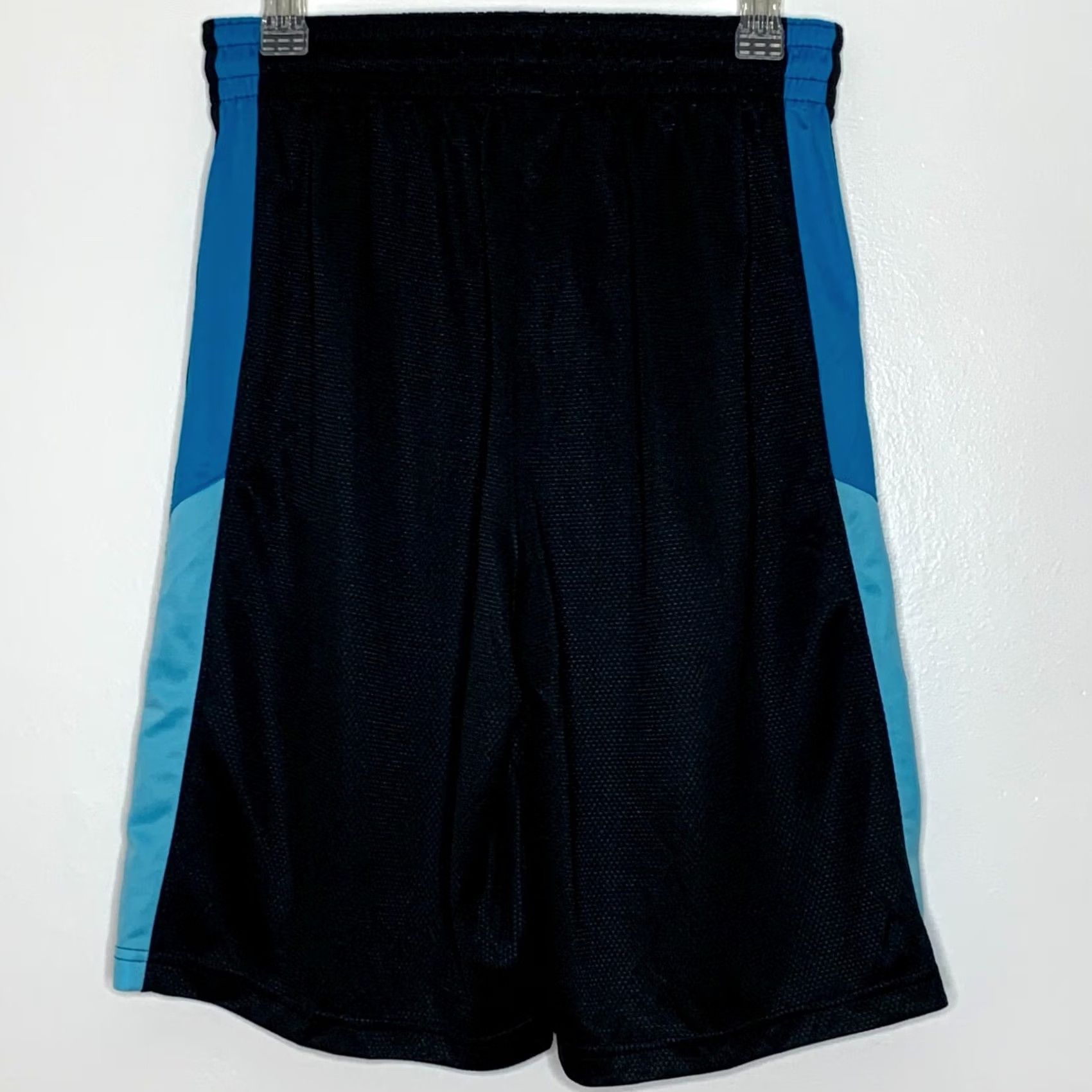 Nike Nike Dri-Fit Short Active Running Elastic Waist M Black Blue Mens Shorts Size US 31 - 4 Thumbnail