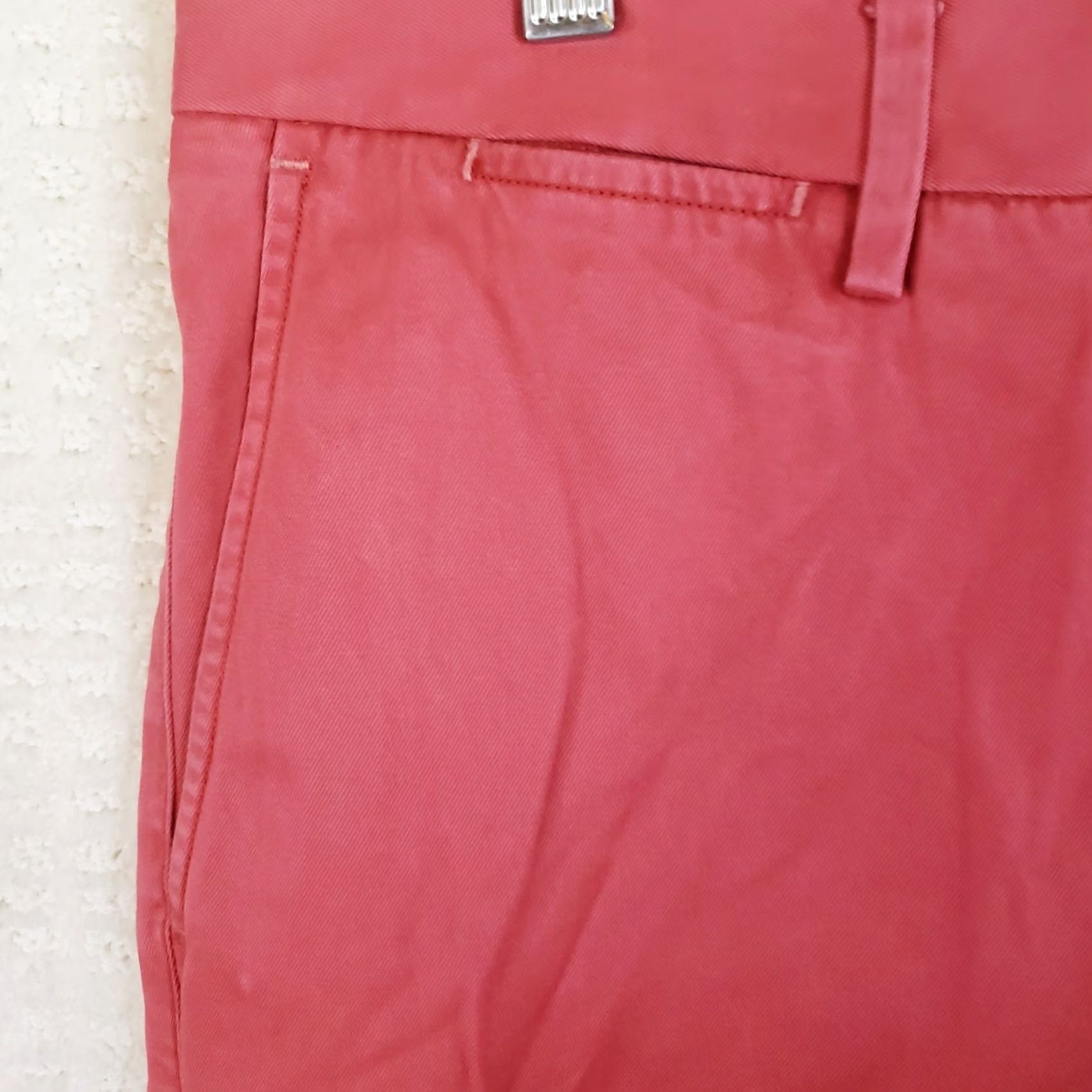 Polo Ralph Lauren VINTAGE Polo Ralph Lauren Pants Cat: Chino Men 36x32 Nantucket Red Pima Cotton Twill Classic Fit Size US M / EU 48-50 / 2 - 7 Thumbnail