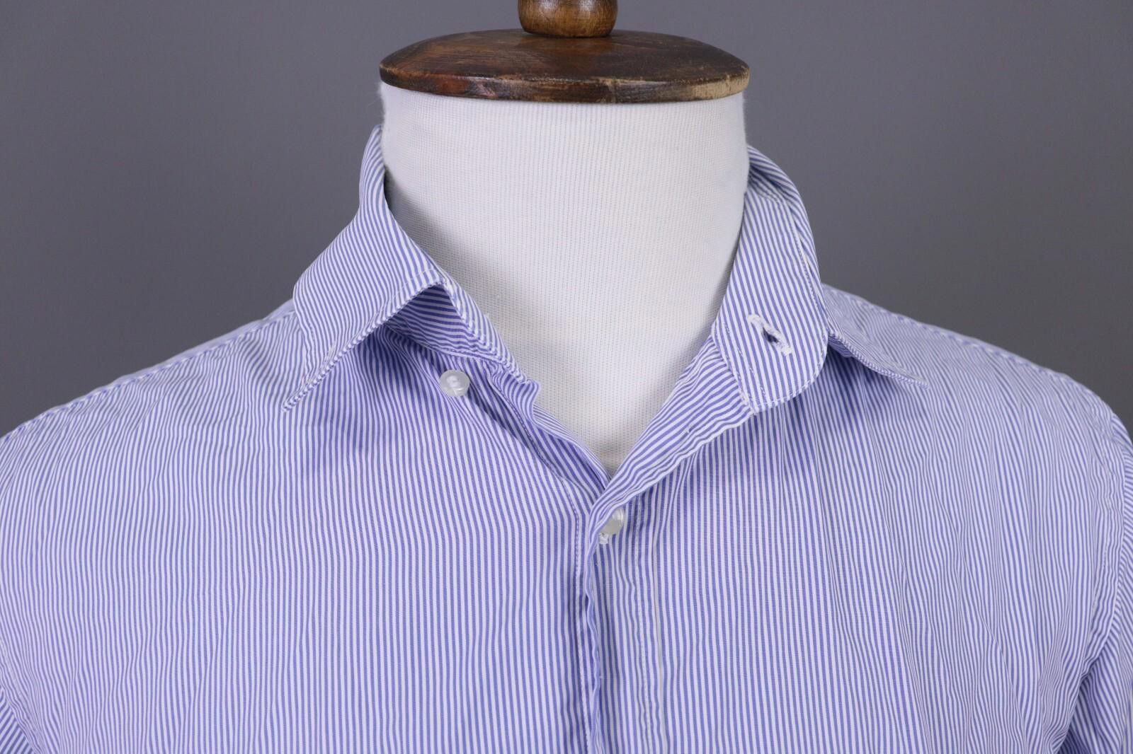 Paul & Shark Paul & Shark Yachting Blue Pinstripe Shirt Size 42 Size US M / EU 48-50 / 2 - 4 Thumbnail