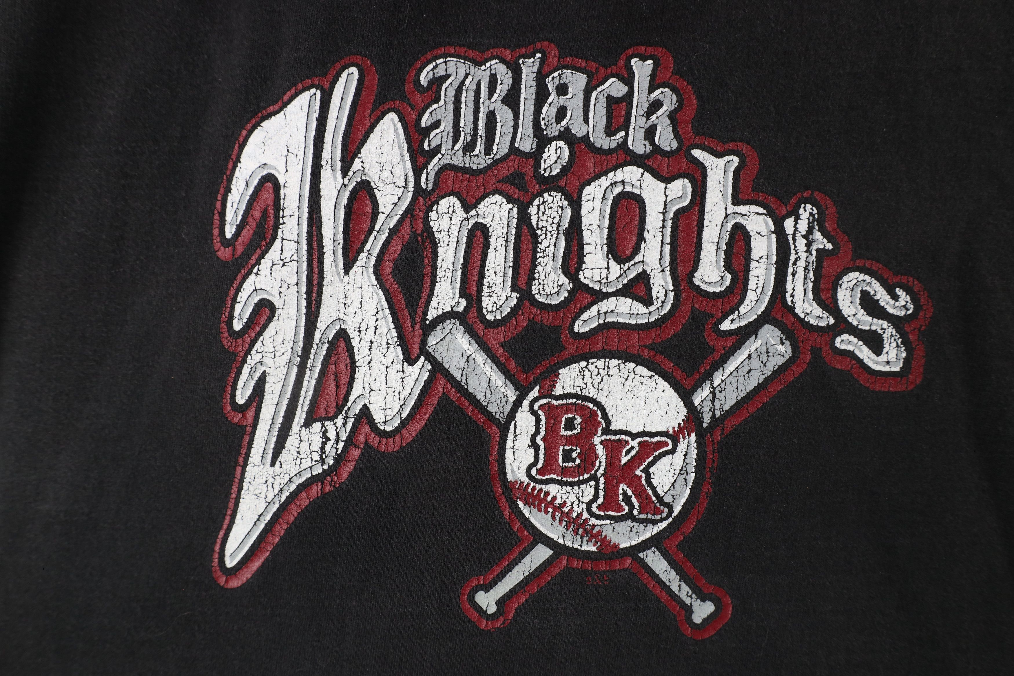 Vintage Vintage 90s League Black Knights Baseball Ringer T-Shirt Size US XL / EU 56 / 4 - 4 Thumbnail