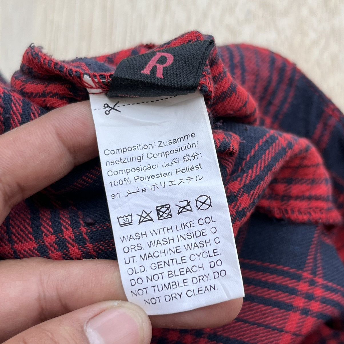 Punk and Yo ROMWE MAD PUNK FLANNEL RED CHECK PANTS like IF SIX WAS NINE Size US 31 - 4 Thumbnail