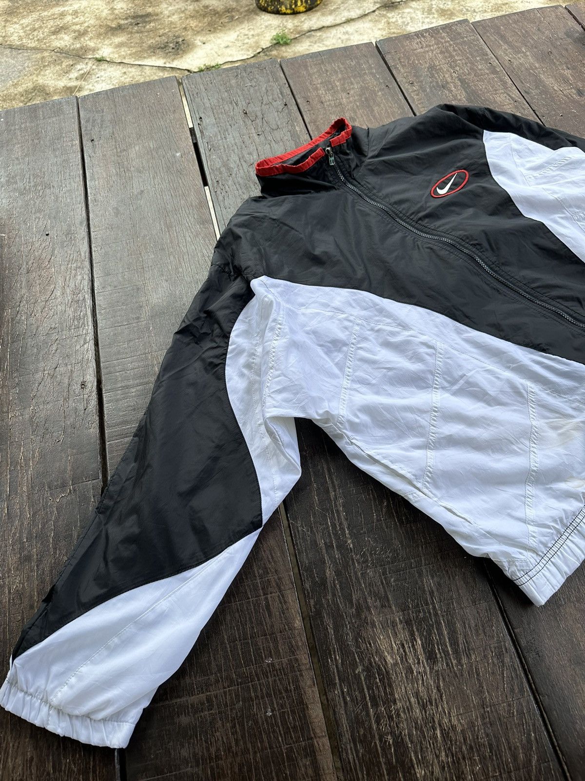 Nike Vintage nike windbreaker full zipper Size US XL / EU 56 / 4 - 2 Thumbnail