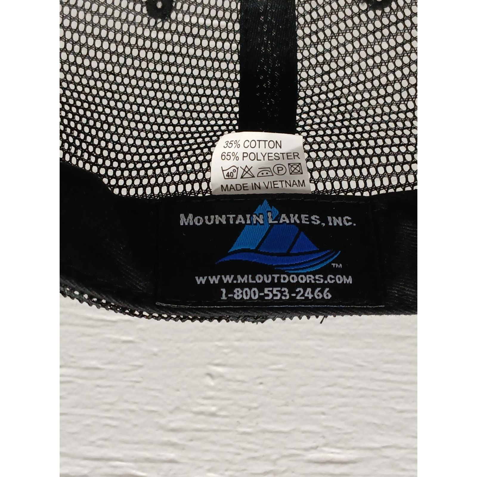 Other Mountain Lakes (OSFM) Black Denim Snapback Mesh Cap Size ONE SIZE - 5 Thumbnail