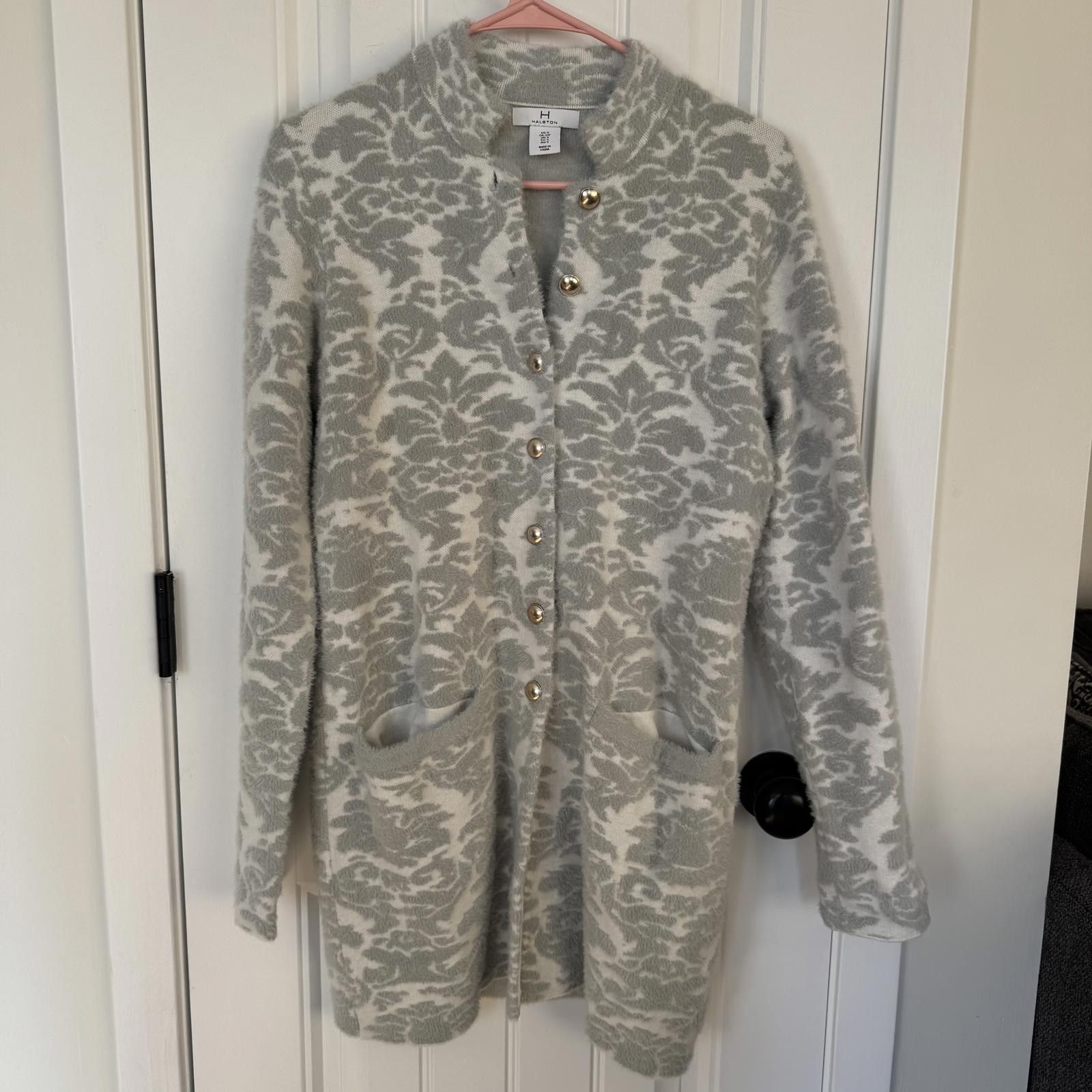 Halston III Halston Women's Button-Up Cardigan Sweater SizeS Size S / US 4 / IT 40 - 1 Thumbnail