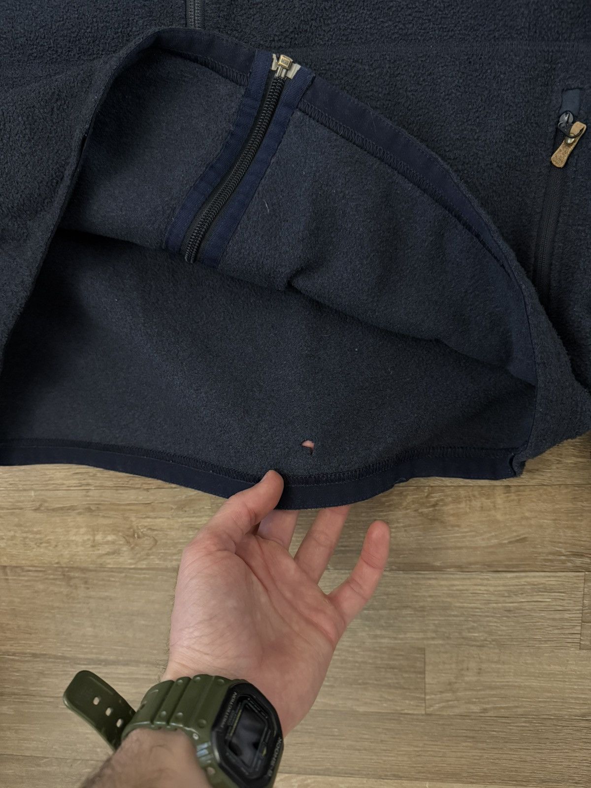 Fjallraven Fjallraven Sten Navy Outdoor Gorpcore Fleece Jacket Size US L / EU 52-54 / 3 - 6 Thumbnail