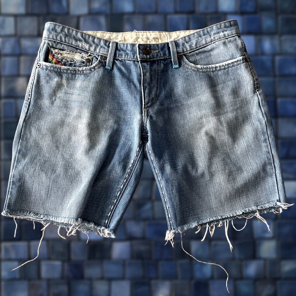 Vintage VINTAGE Joe's Jeans Shorts Denim 30 Womens 33 Waist Low Rise Cut-Off 5-Pocket Blue 90s Retro Mens Womens (if applicable) Size 30" / US 8 / IT 44 - 1 Thumbnail