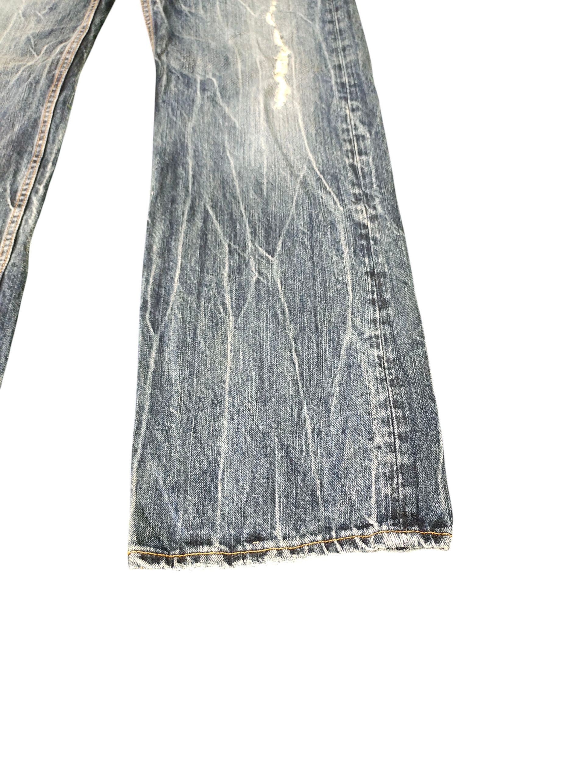 Kapital Vintage Japanese Brand Distress Denim Jeans Ppfm Undercover Size US 34 / EU 50 - 6 Thumbnail