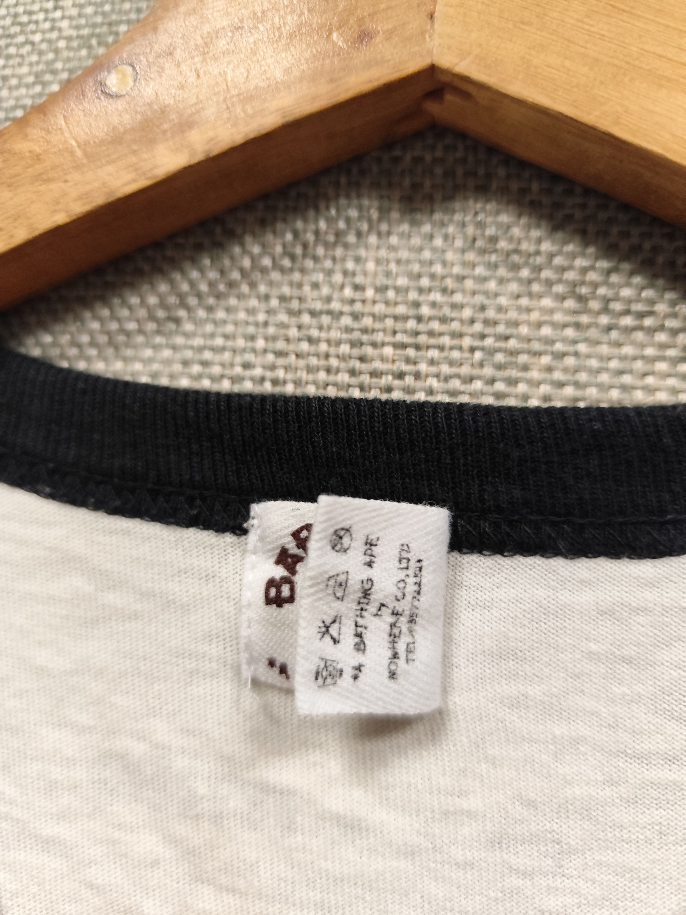 Bape Baby Milo Ringer Tee Size US S / EU 44-46 / 1 - 8 Thumbnail