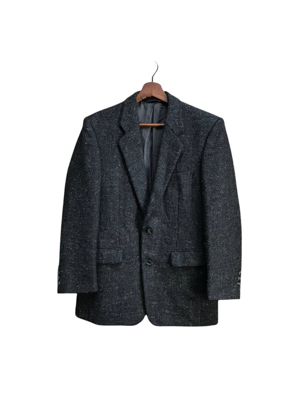 CHRISTIAN DIOR MONSIEUR PRET-A-PORTER WOOL JACKET GRAY BLACK