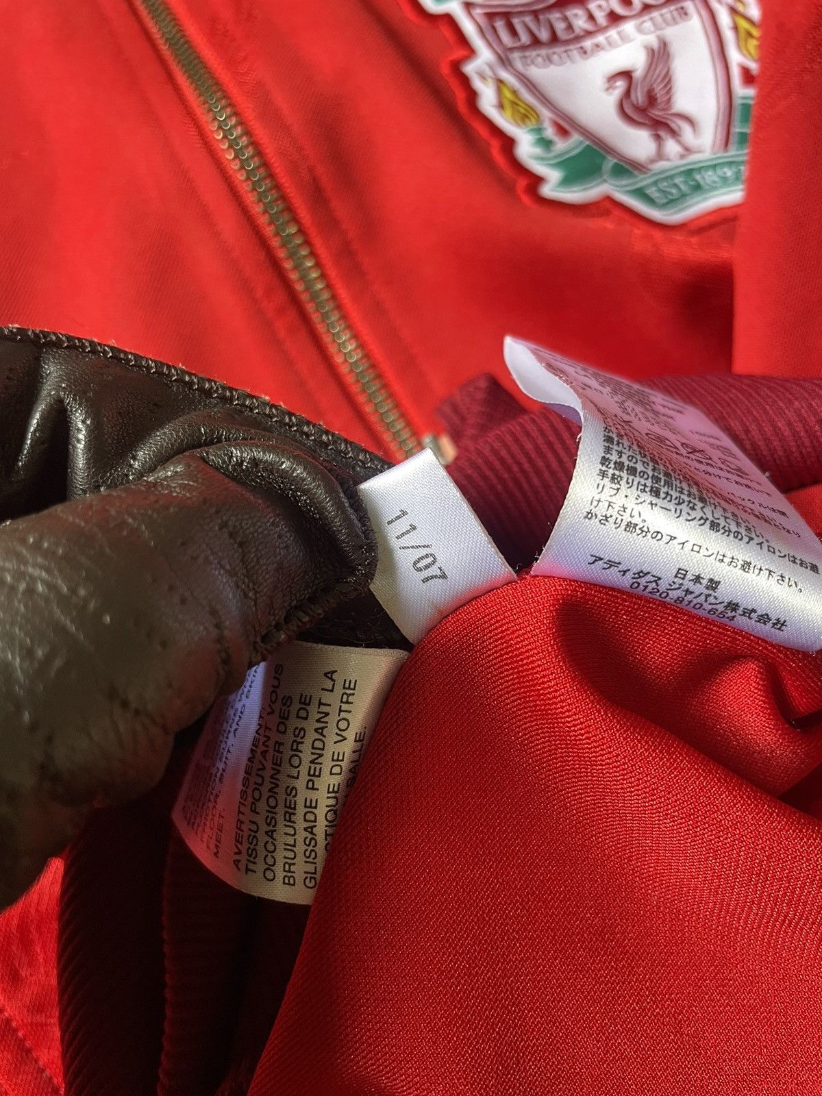 Adidas Vintage Adidas Liverpool FC Soccer Track Tops Zip Jacket Y2K Size US S / EU 44-46 / 1 - 20 Thumbnail