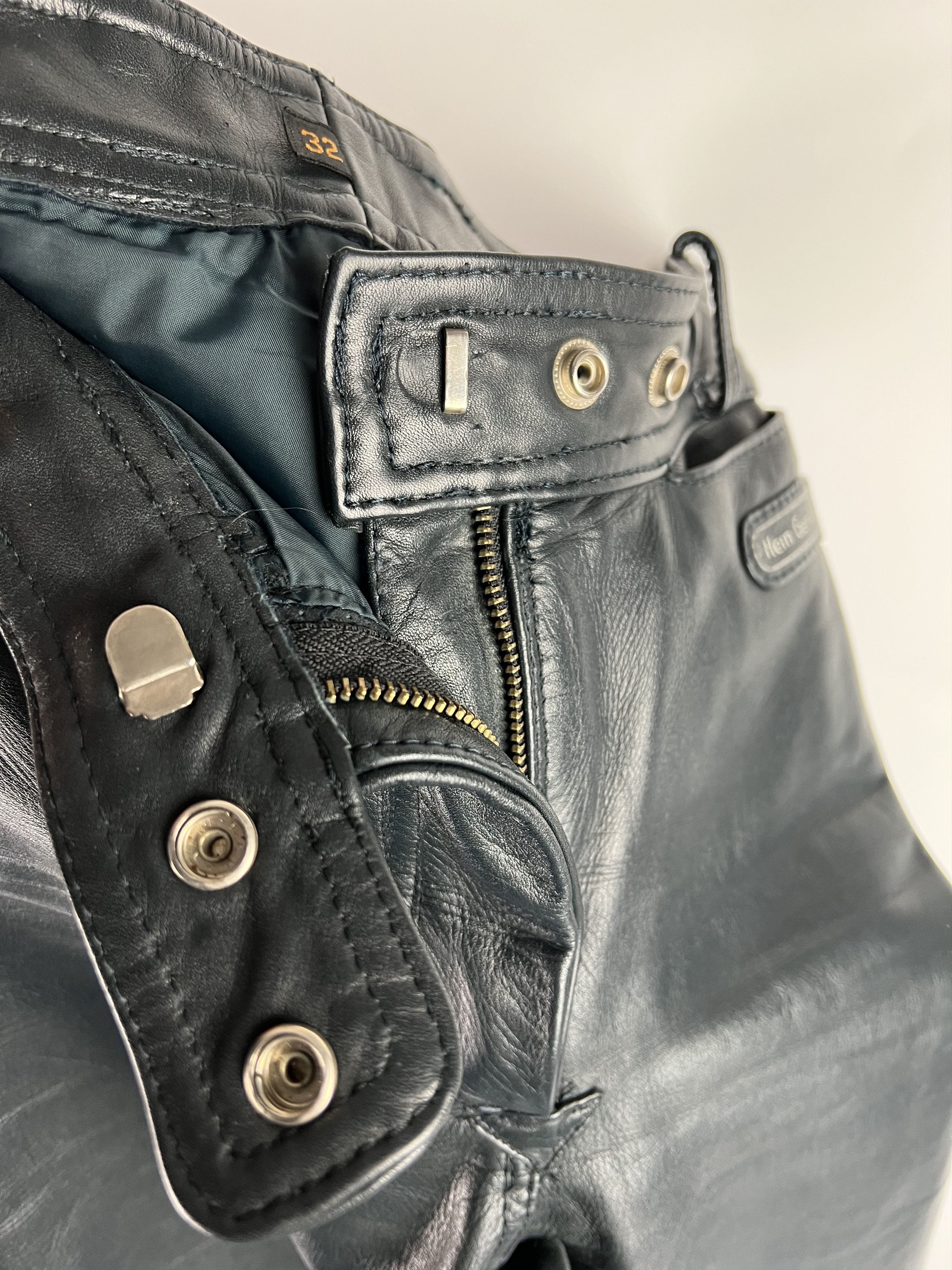 Hein Gericke × Leather Hein Gericke Racing Moto Biker Leather Pants Size 32 Size 24" / US 00 / IT 34 - 9 Thumbnail