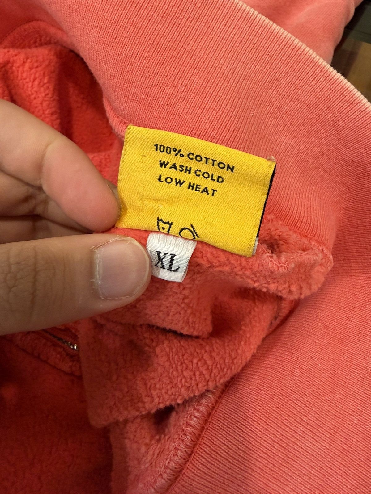 Gallery Dept. Gallery Dept Full Zip Hoodie - Sun Faded Red Size US XL / EU 56 / 4 - 7 Thumbnail