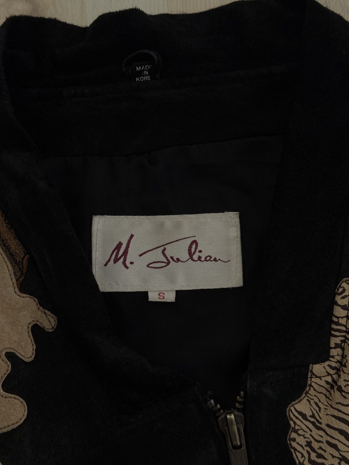 M. Julian × Vintage Globe Leather Bomber Size US S / EU 44-46 / 1 - 4 Thumbnail