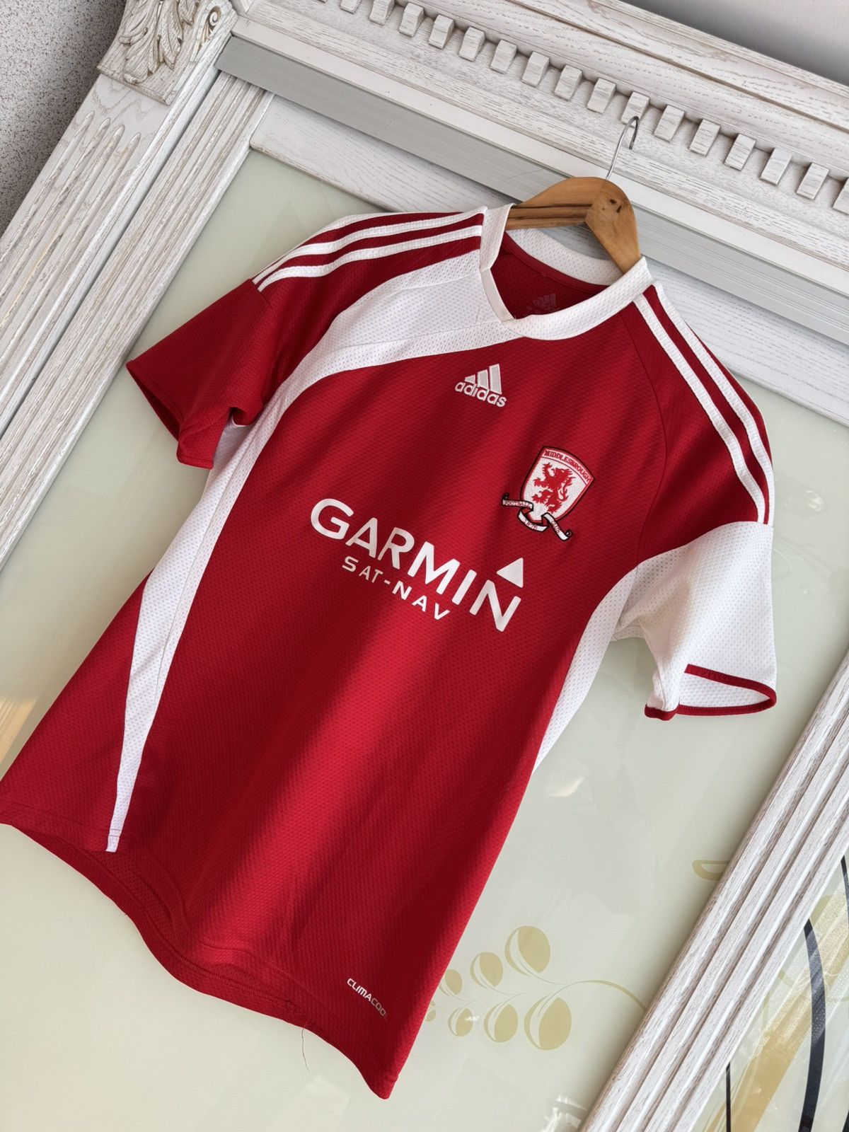 Adidas × Vintage Middlesbrough 2009-2010 Home Soccer Jersey Football Kit Size US S / EU 44-46 / 1 - 3 Thumbnail