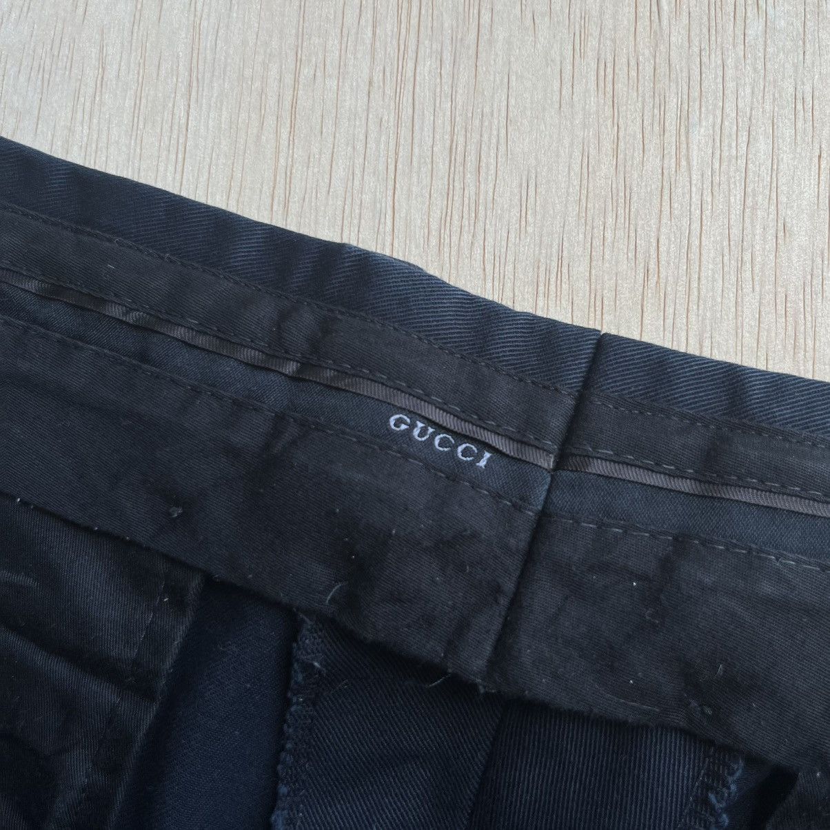 Gucci GUCCI DARK BLUE ITALIAN CHINOS PANTS Size US 30 / EU 46 - 4 Thumbnail