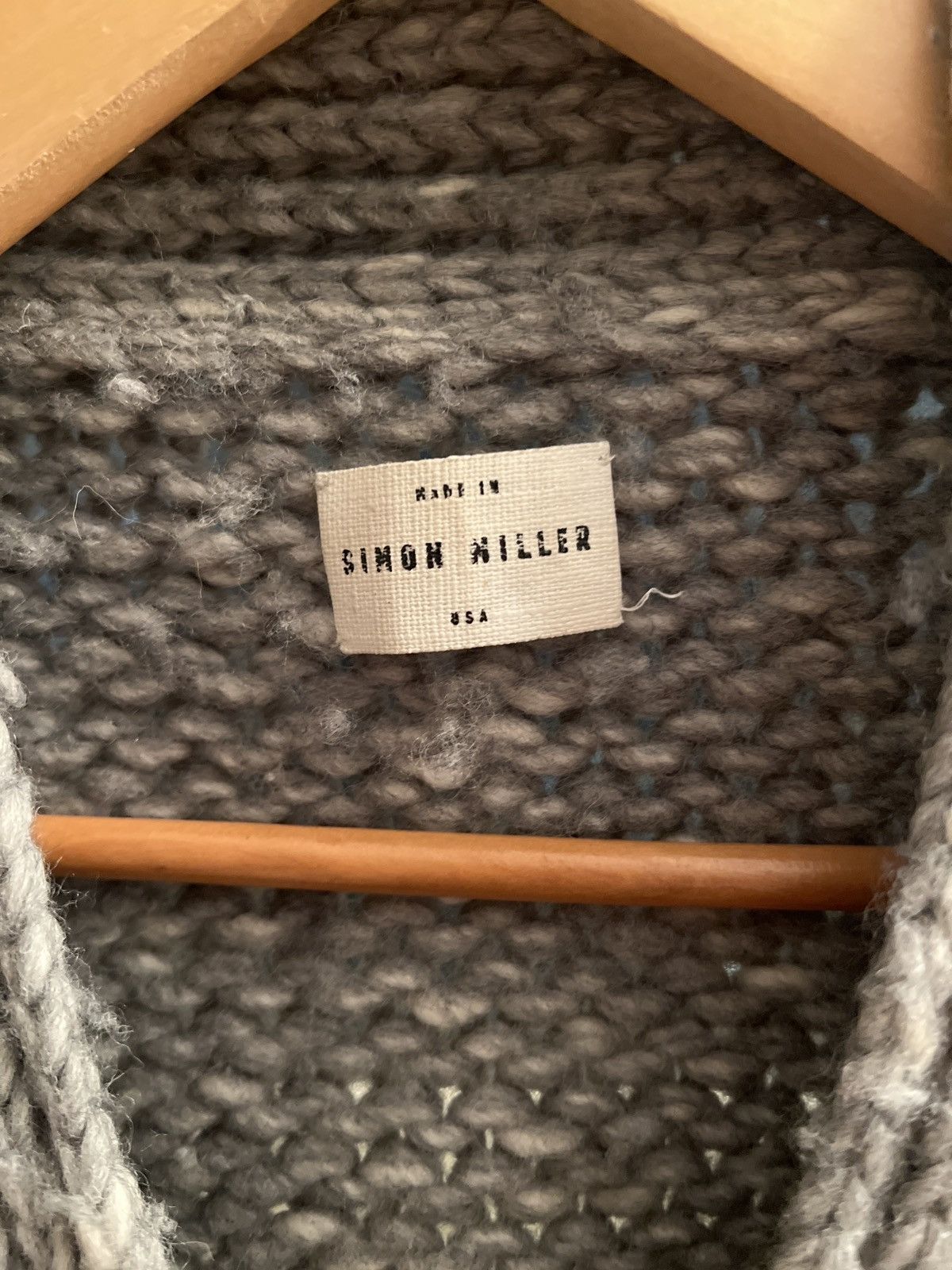 Simon Miller Simon Miller Heavyweight Knit Wool Zip Up Sweater Size US M / EU 48-50 / 2 - 2 Thumbnail