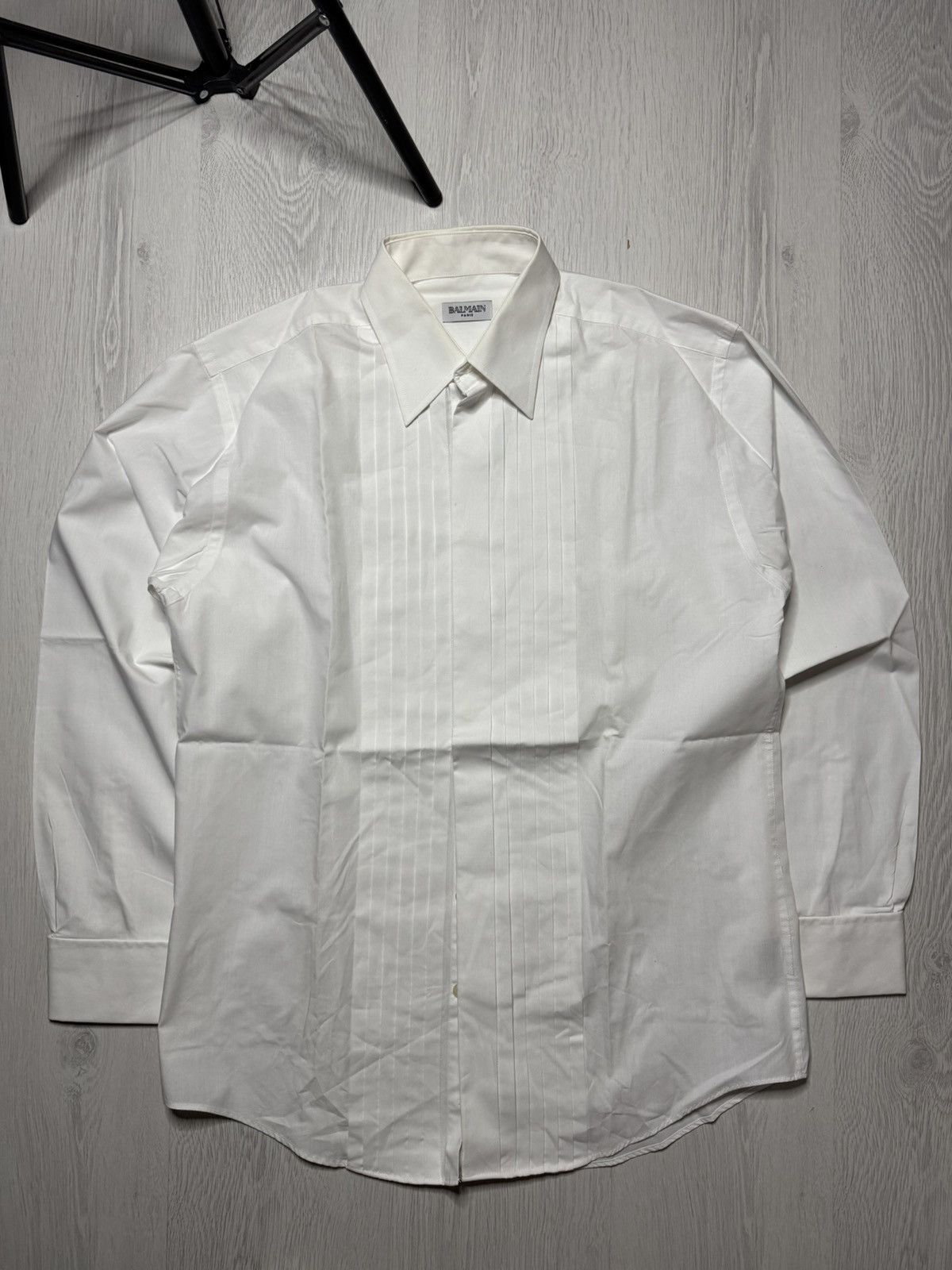 Balmain Balmain Paris cotton dress shirt Size US M / EU 48-50 / 2 - 1 Thumbnail