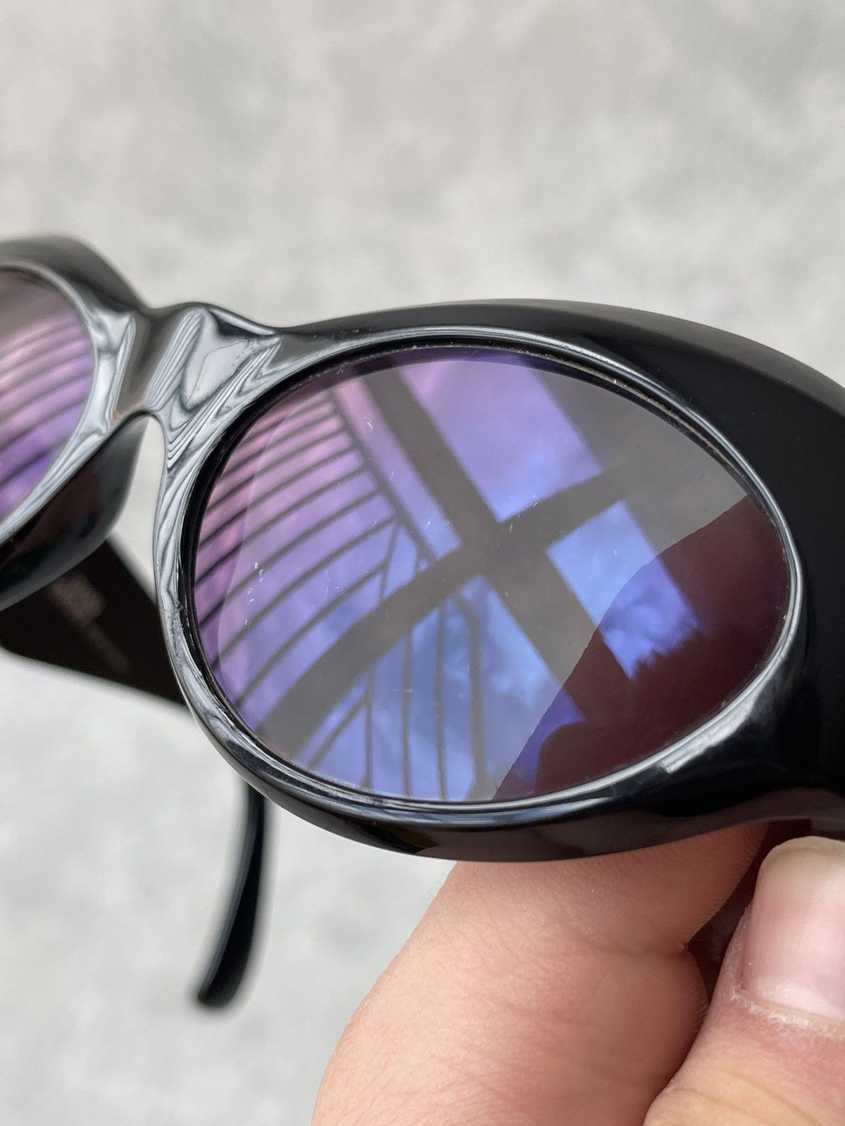 Versace 90s Vintage Gianni Versace T74/B Rhinestone Greca Sunglasses Size ONE SIZE - 15 Thumbnail